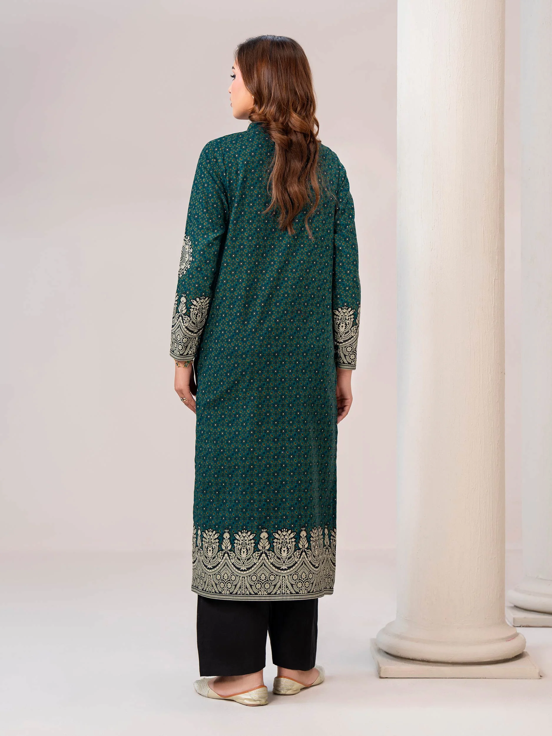 Khaddar-Paste Shirt(Unstitched) - Image 3
