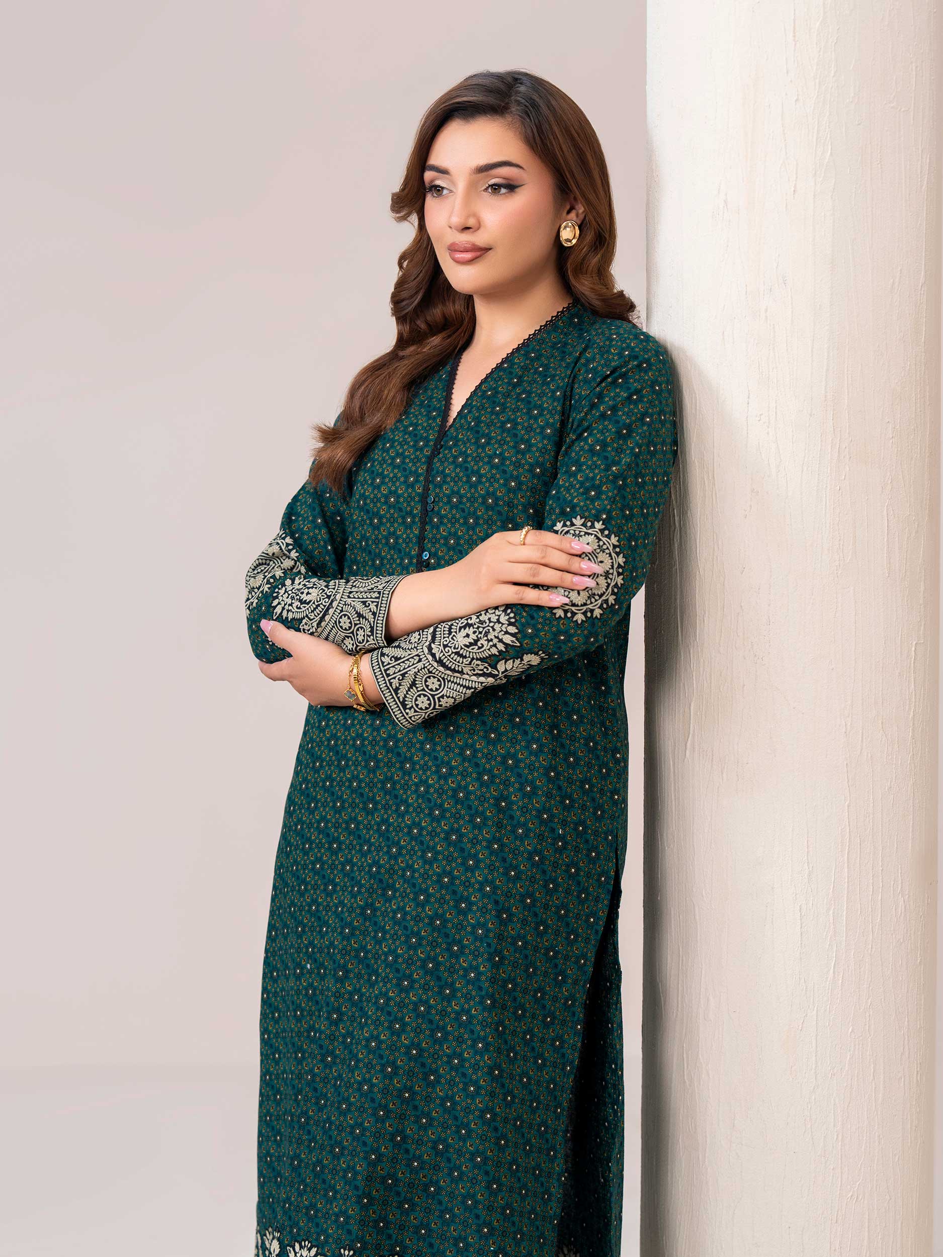 Khaddar-Paste Shirt(Unstitched) - Image 4