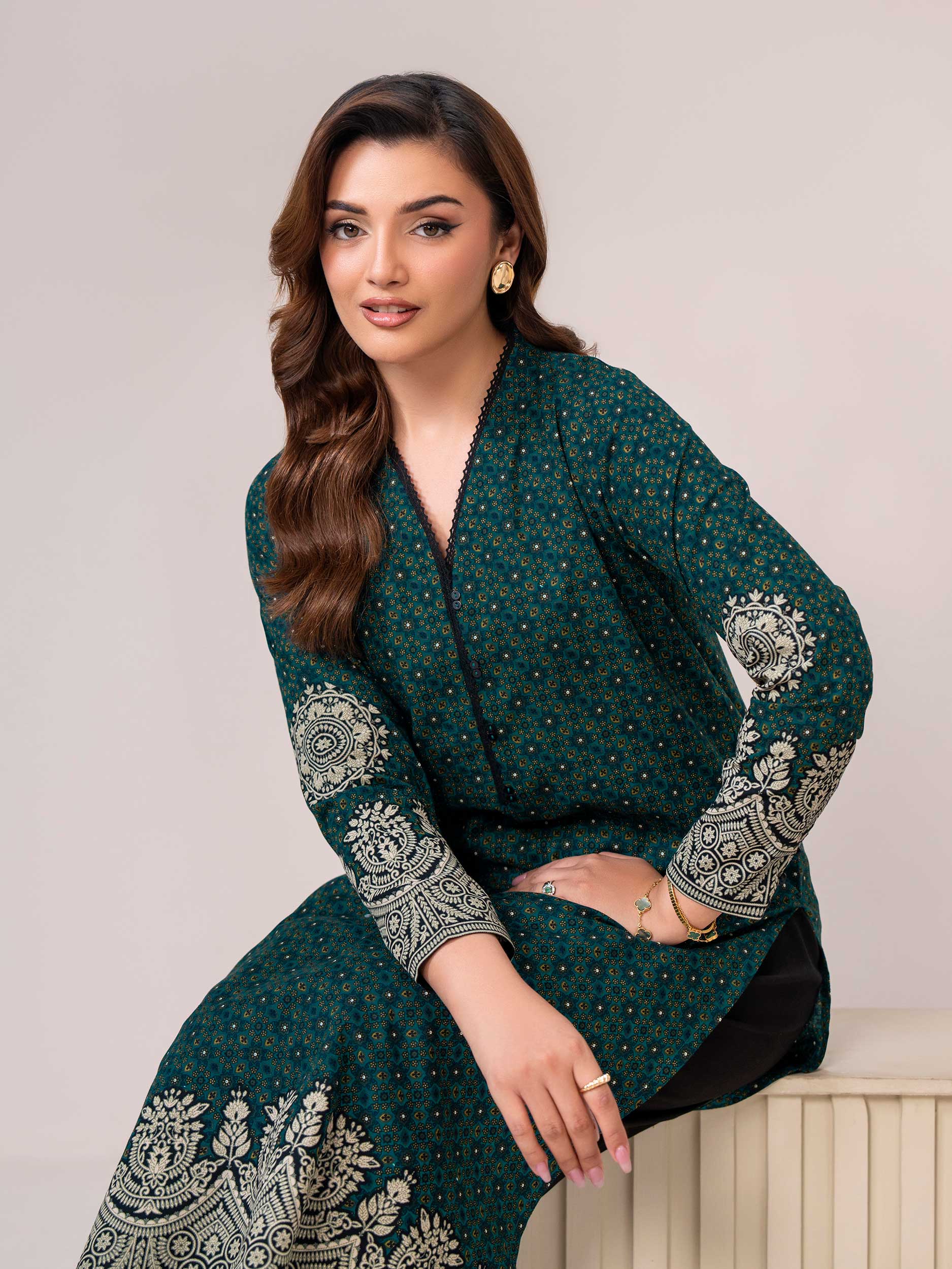Khaddar-Paste Shirt(Unstitched) - Image 6