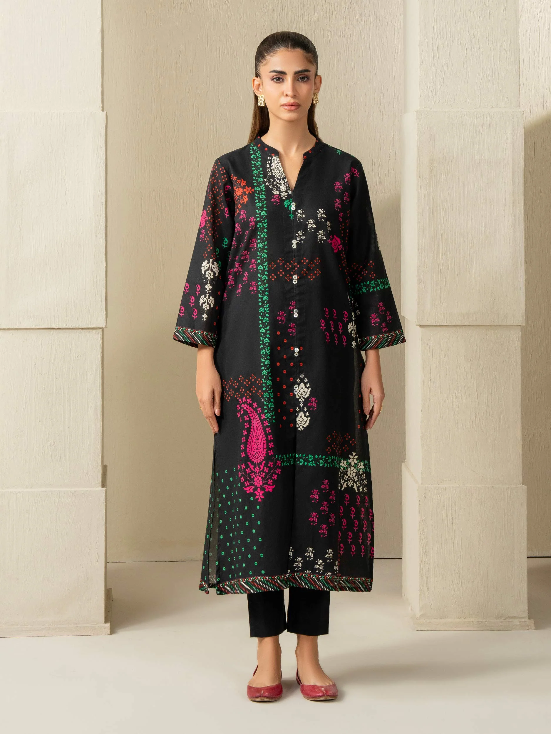 Khaddar Shirt-Printed (Unstitched) - Image 2