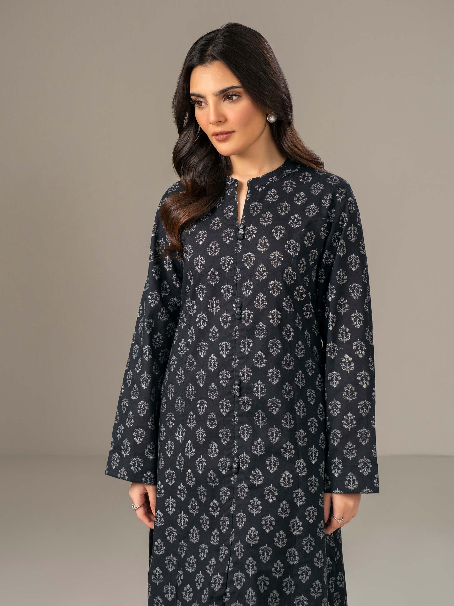 Khaddar Shirt-Printed (Unstitched) - Image 5