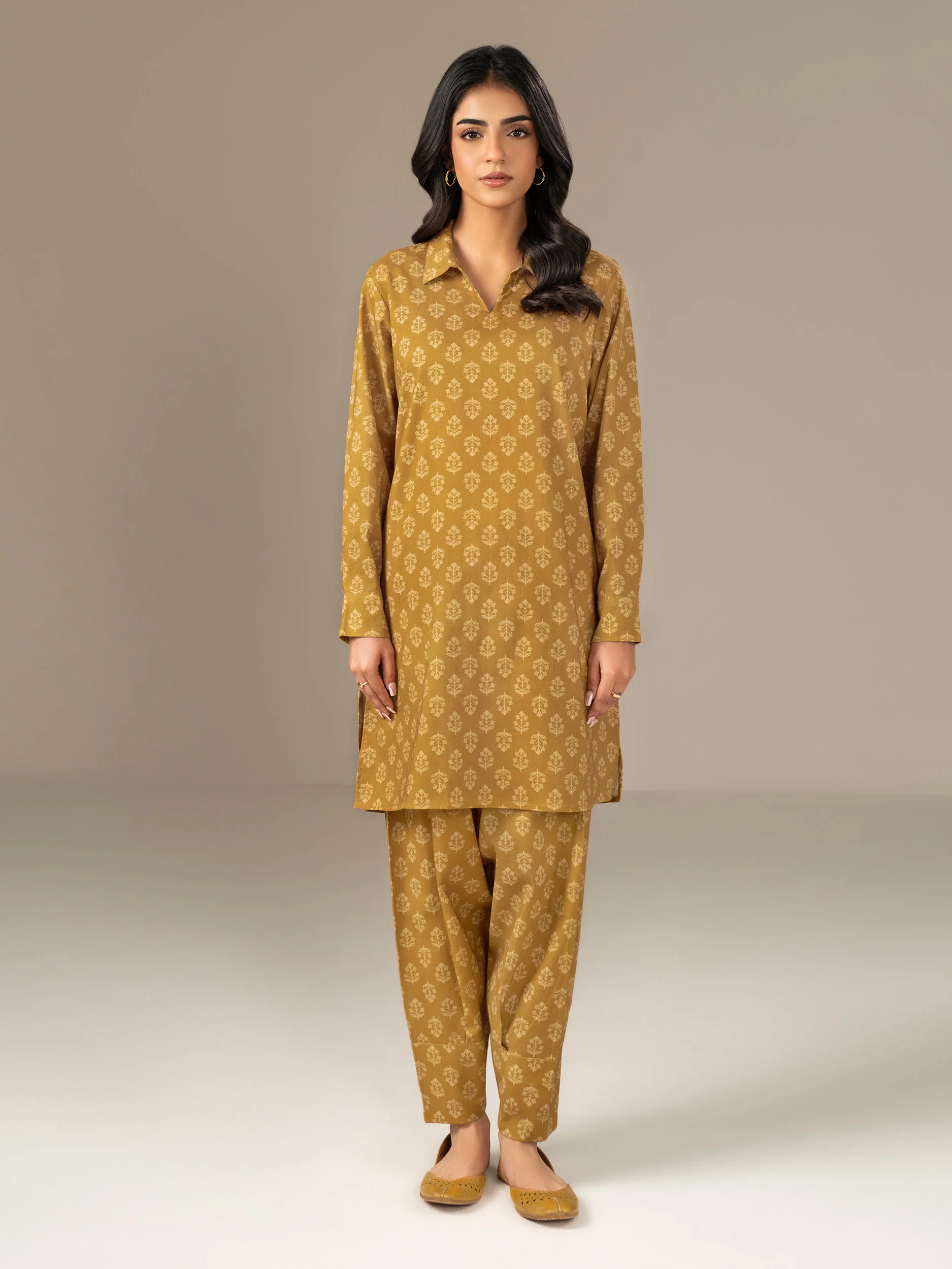 Khaddar Shirt-Printed (Unstitched) - Image 2