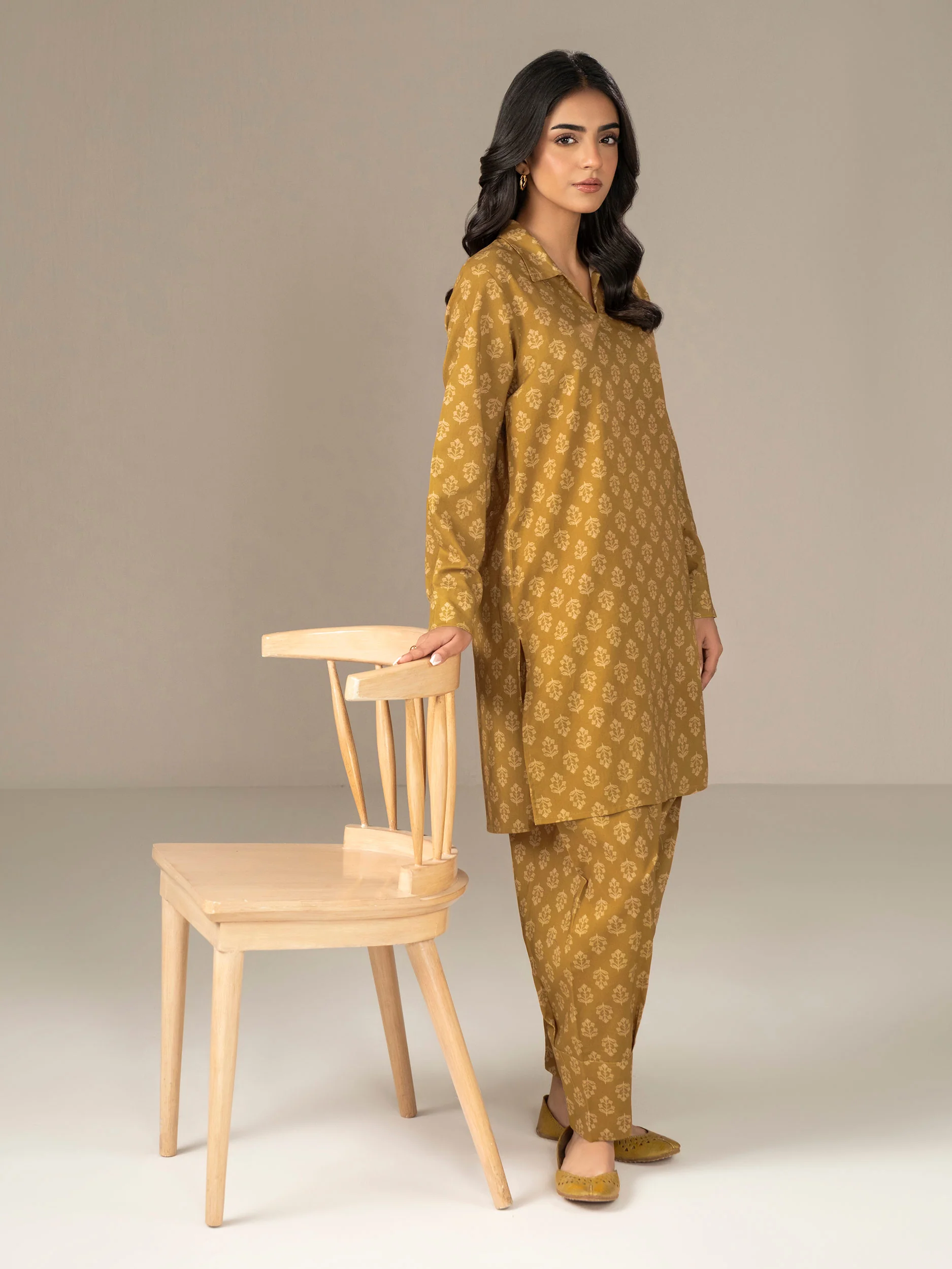 Khaddar Shirt-Printed (Unstitched) - Image 3