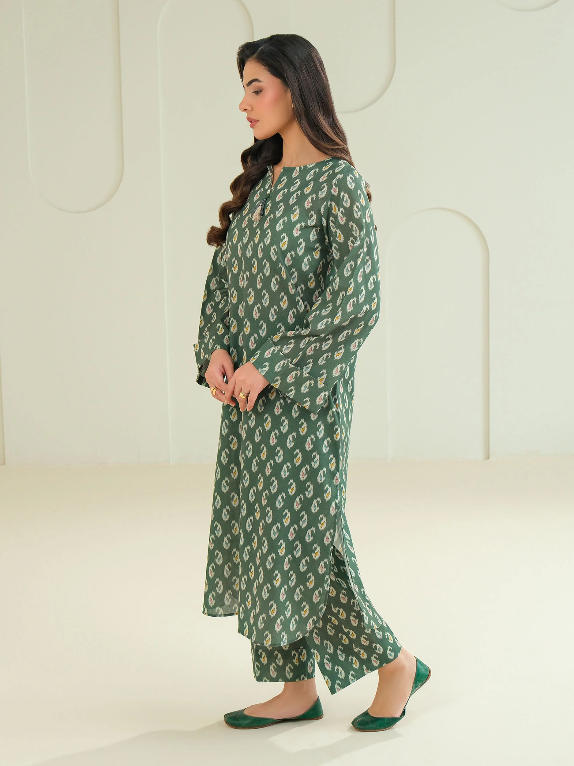Khaddar Shirt-Printed (Unstitched) - Image 3