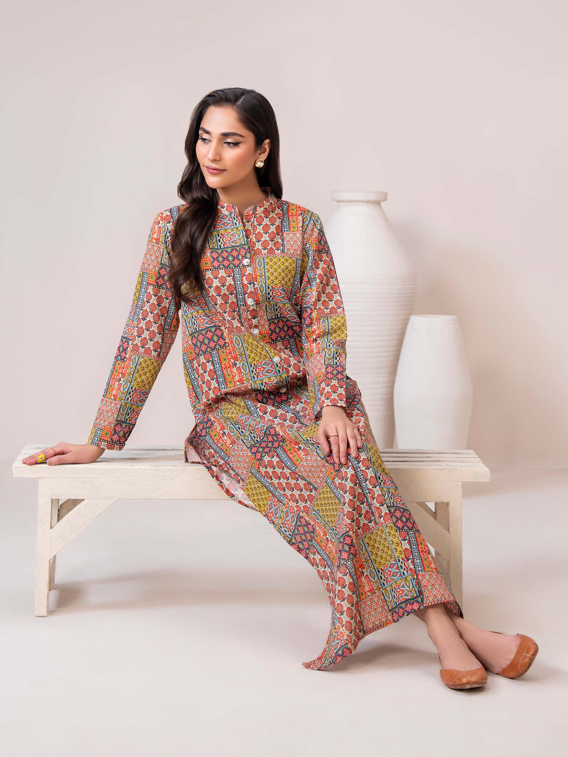 Khaddar Shirt(Unstitched) - Image 5