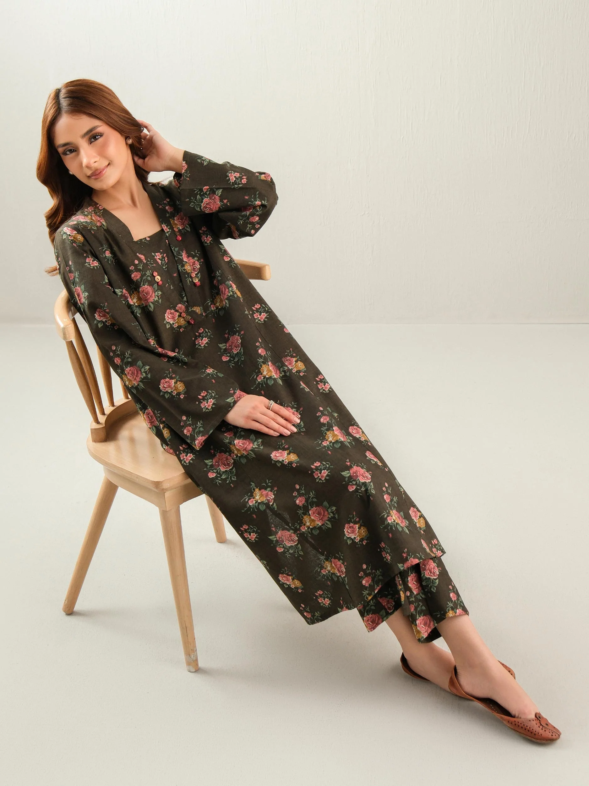 Khaddar Shirt-Printed (Unstitched) - Image 5