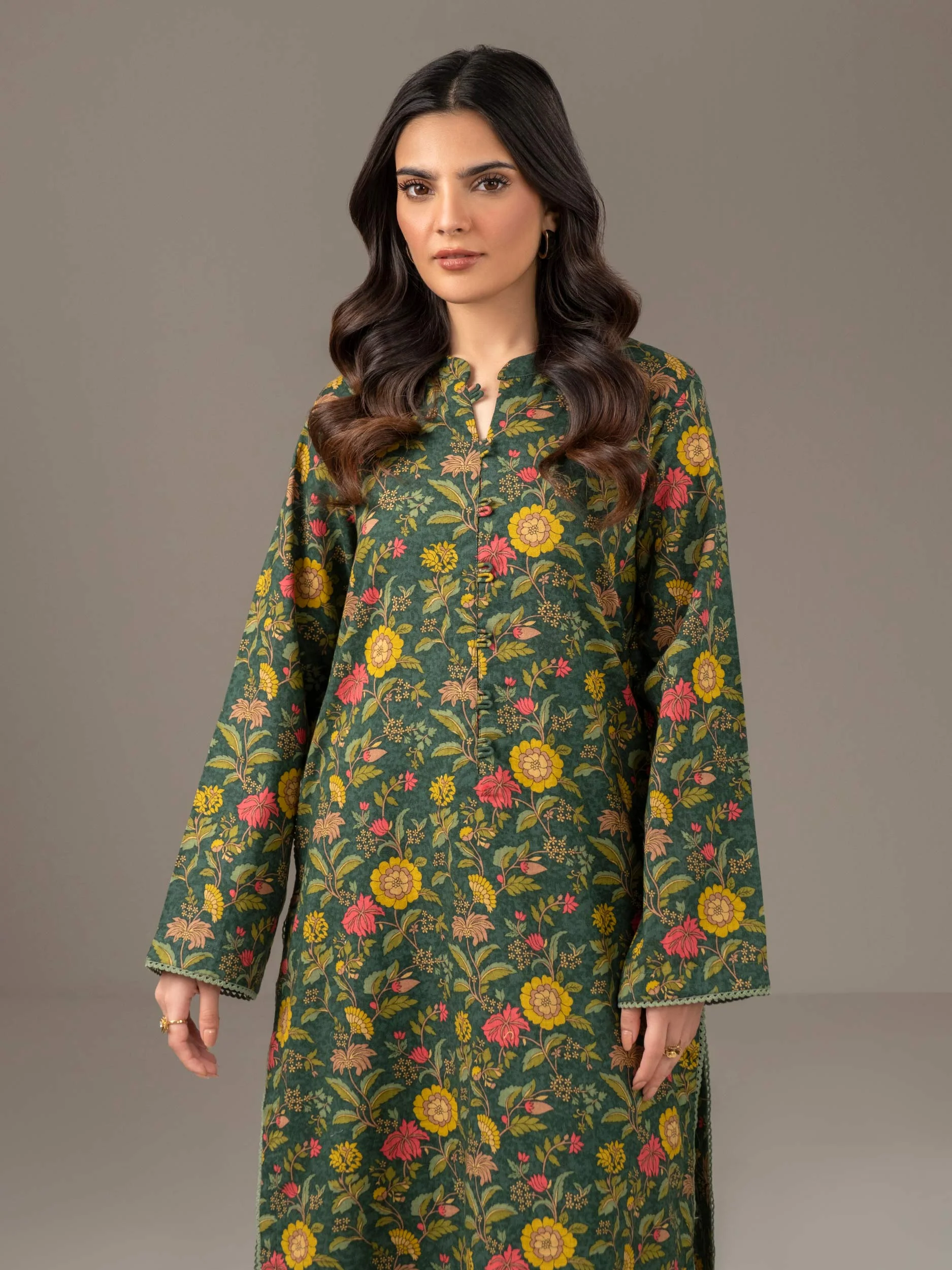 Khaddar Shirt-Printed (Unstitched) - Image 2