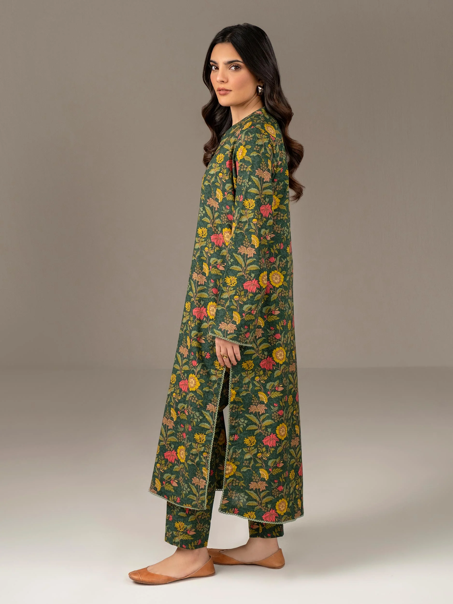Khaddar Shirt-Printed (Unstitched) - Image 3