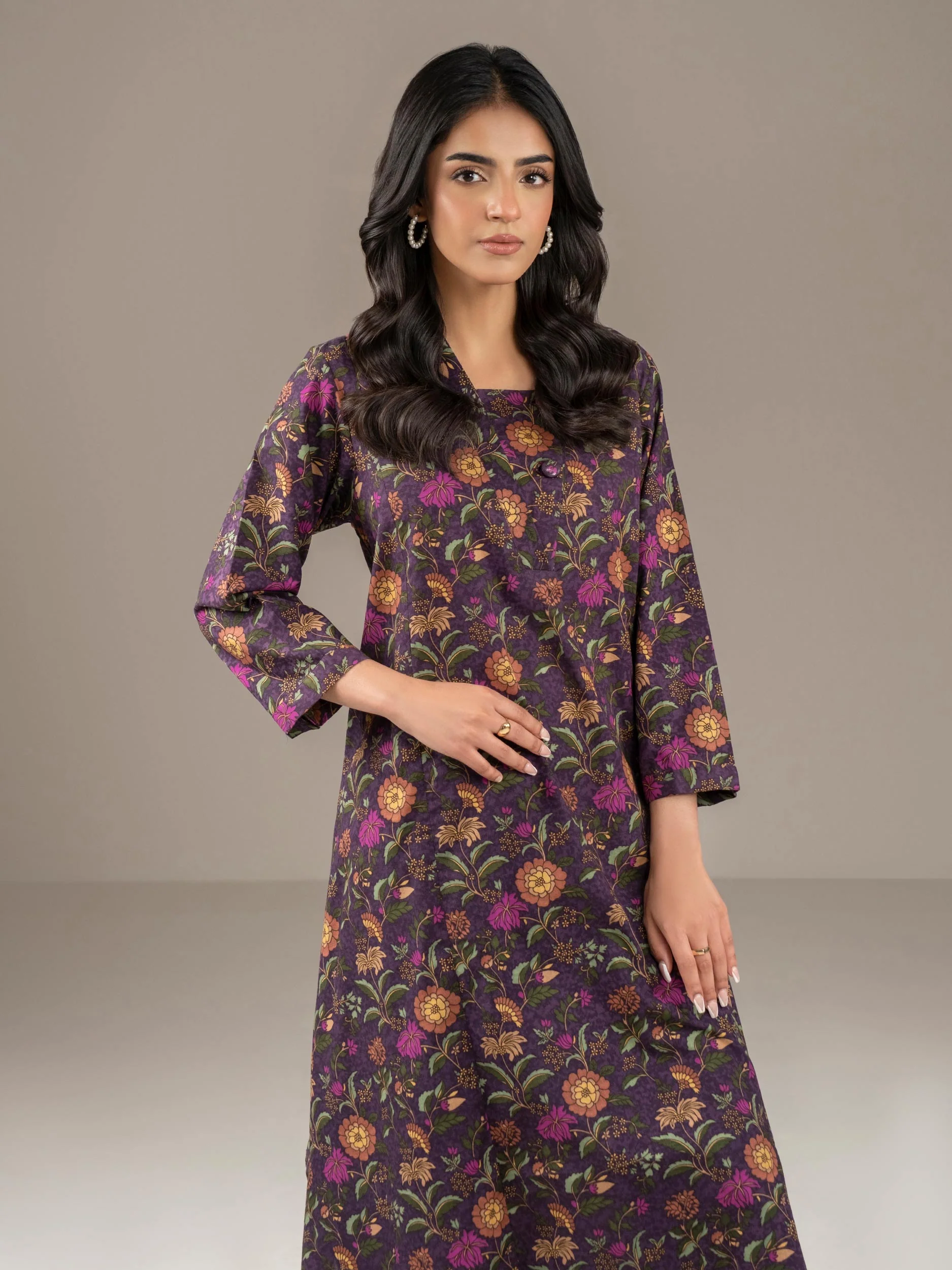 Khaddar Shirt-Printed (Unstitched) - Image 2