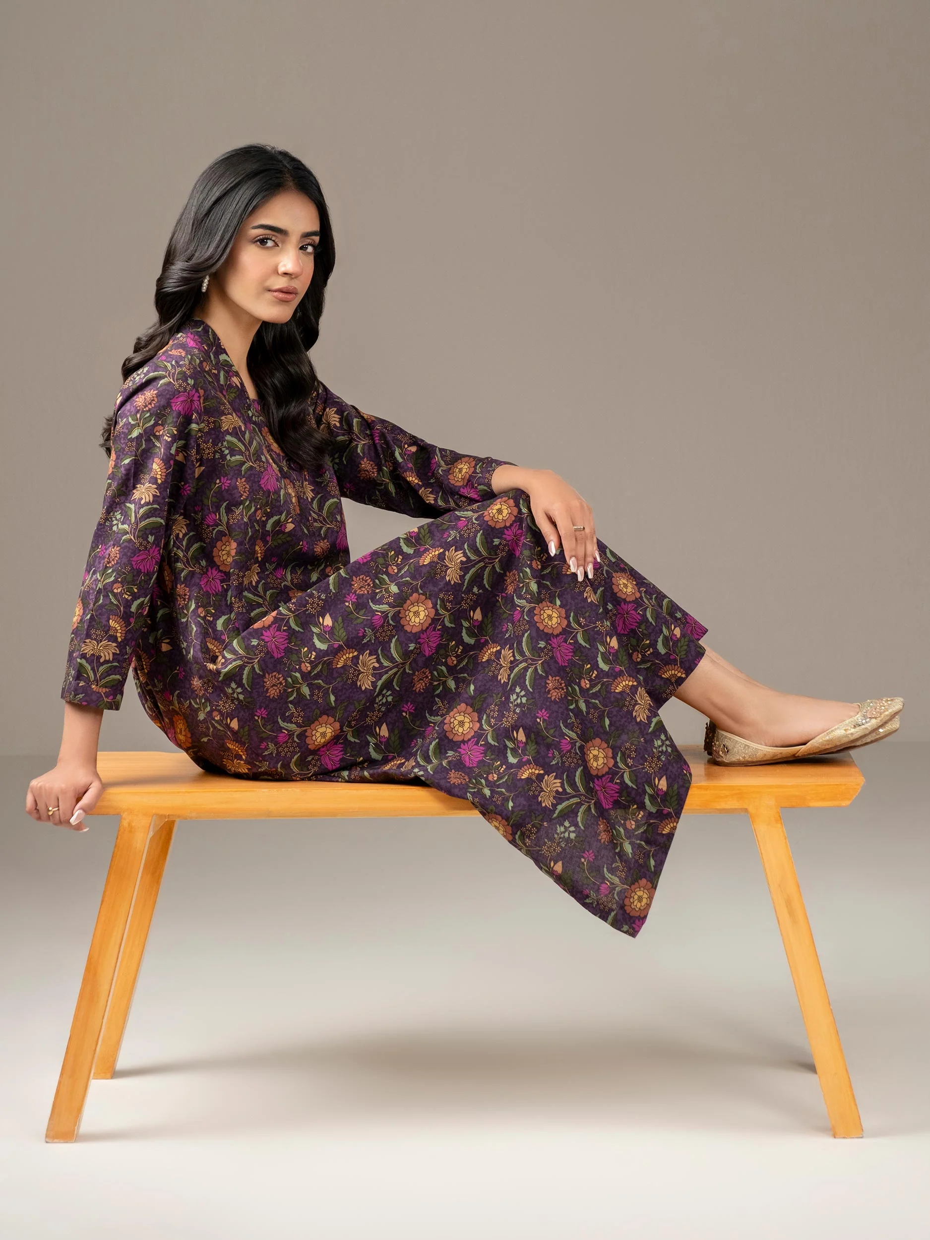 Khaddar Shirt-Printed (Unstitched) - Image 5