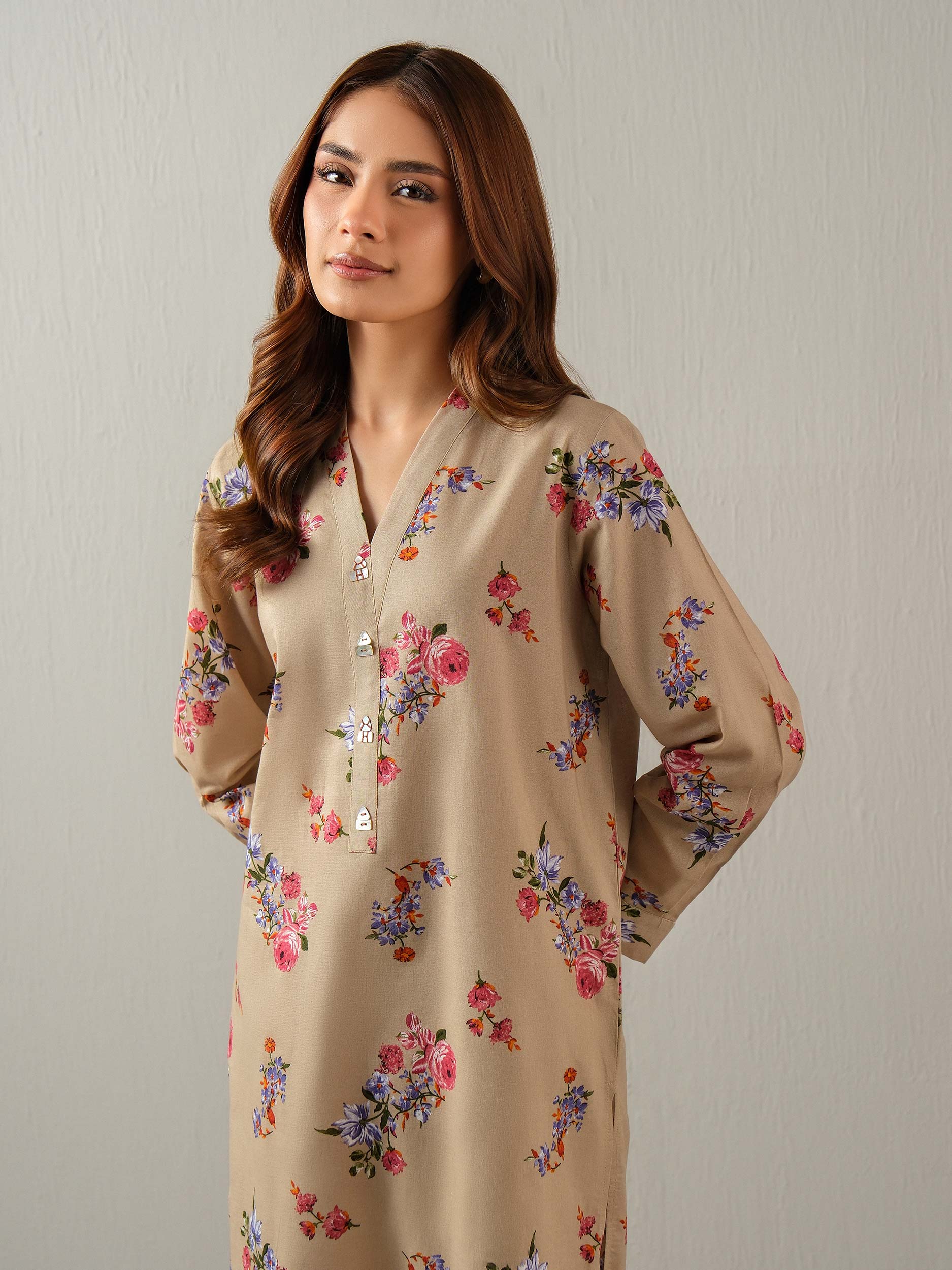 Khaddar Shirt-Printed (Unstitched) - Image 6