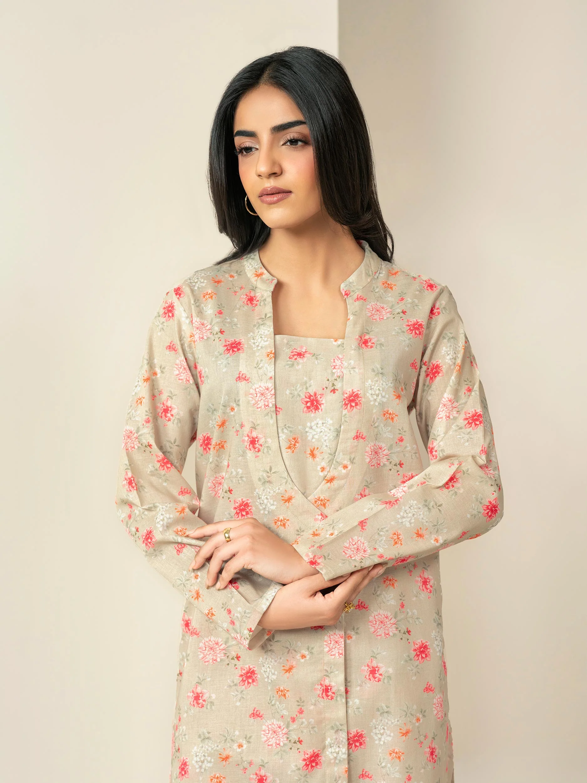 Khaddar Shirt-Printed (Unstitched) - Image 4
