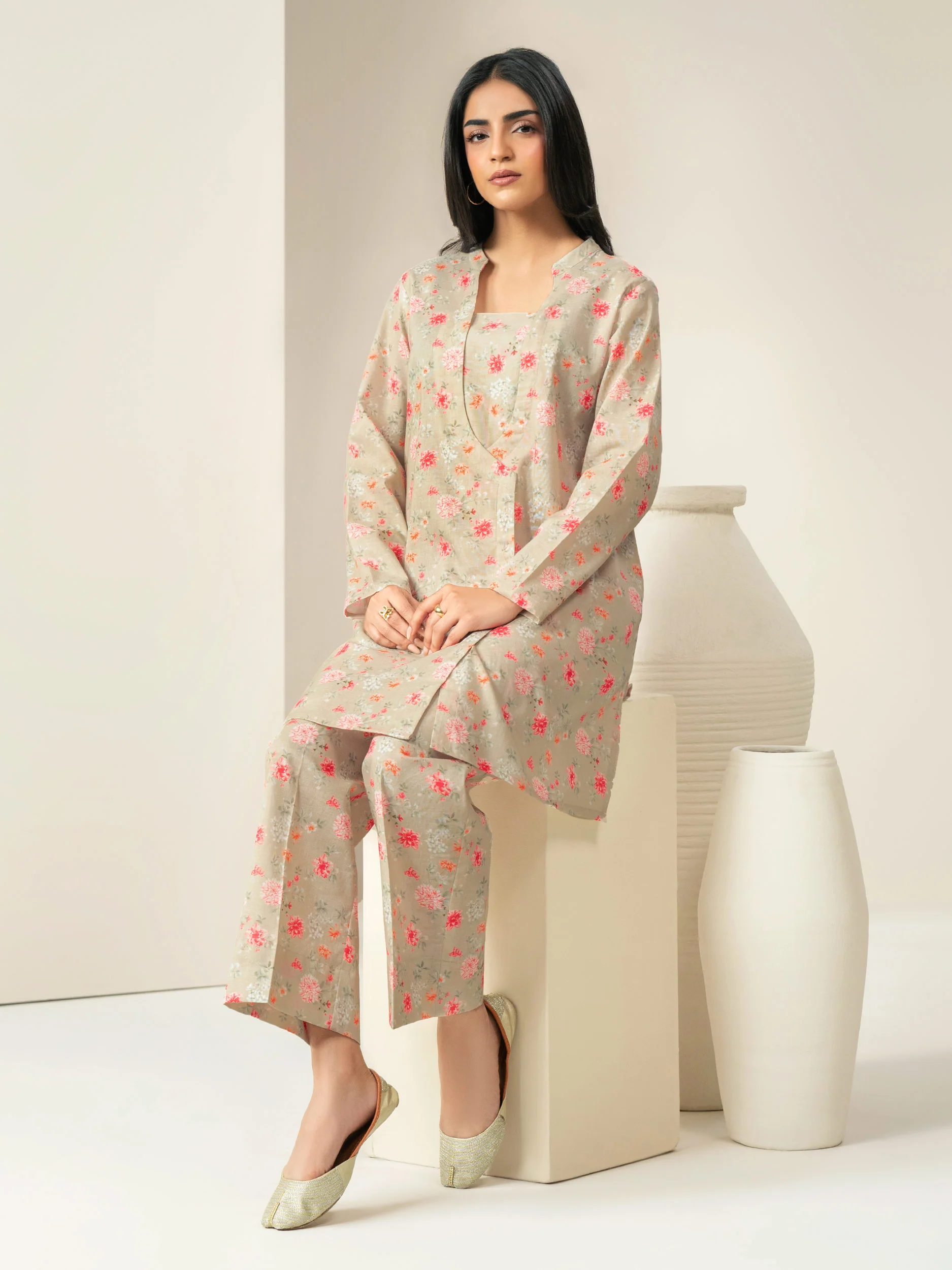 Khaddar Shirt-Printed (Unstitched) - Image 5