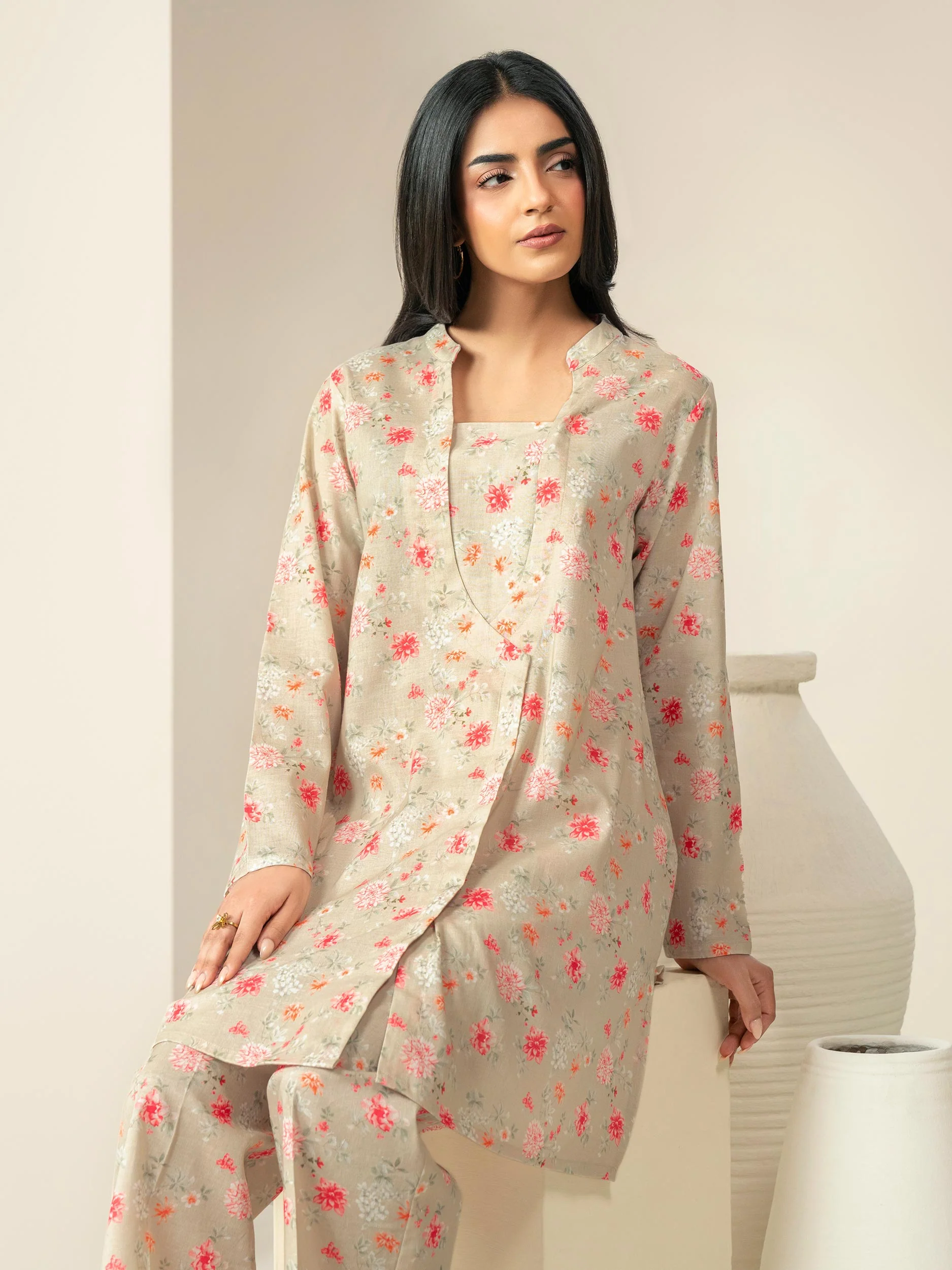 Khaddar Shirt-Printed (Unstitched) - Image 6