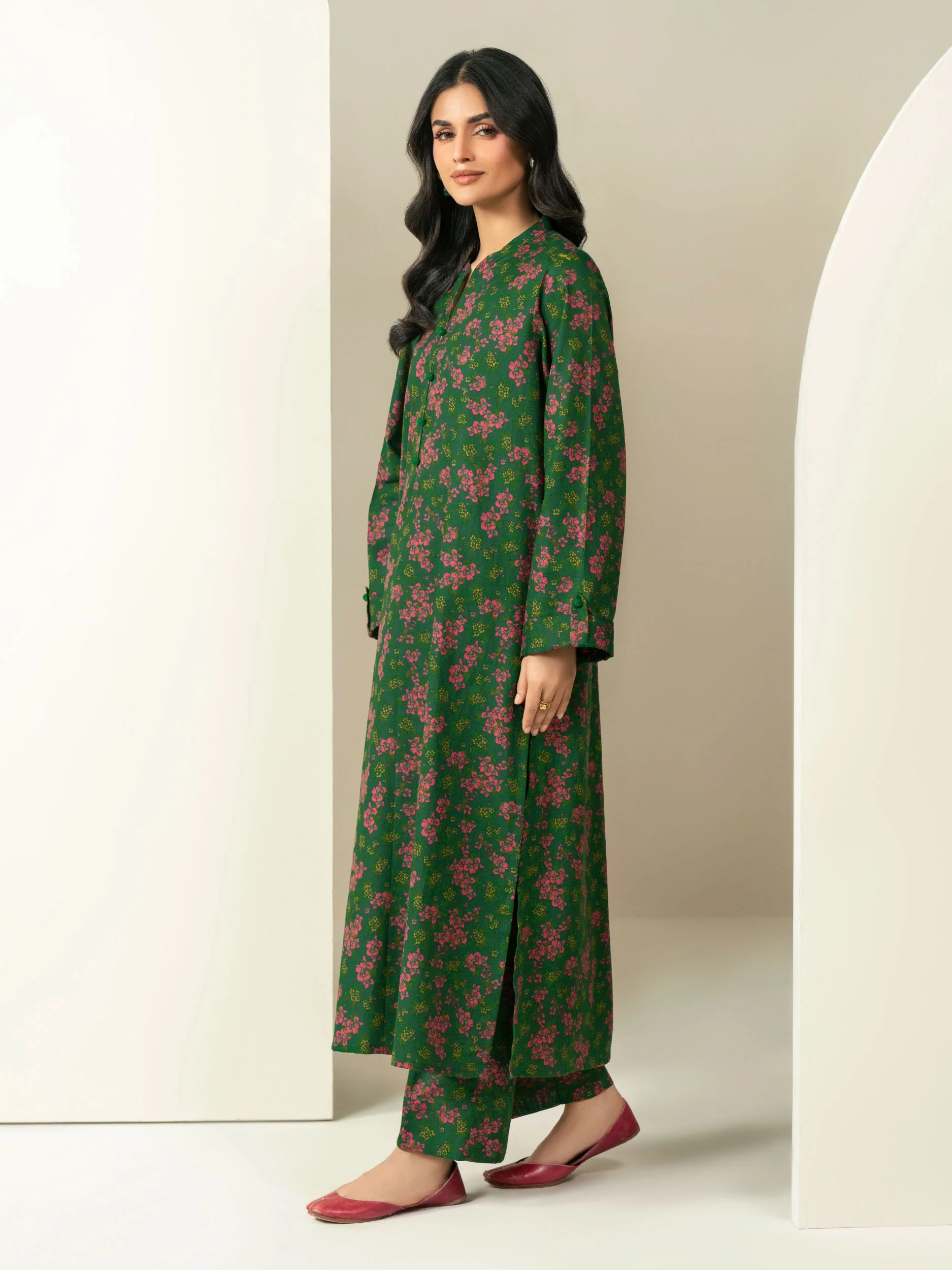 Khaddar Shirt-Printed (Unstitched) - Image 2