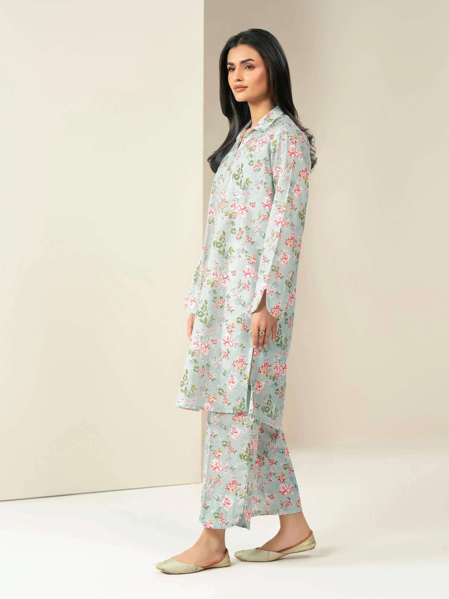 Khaddar Shirt-Printed (Unstitched) - Image 2