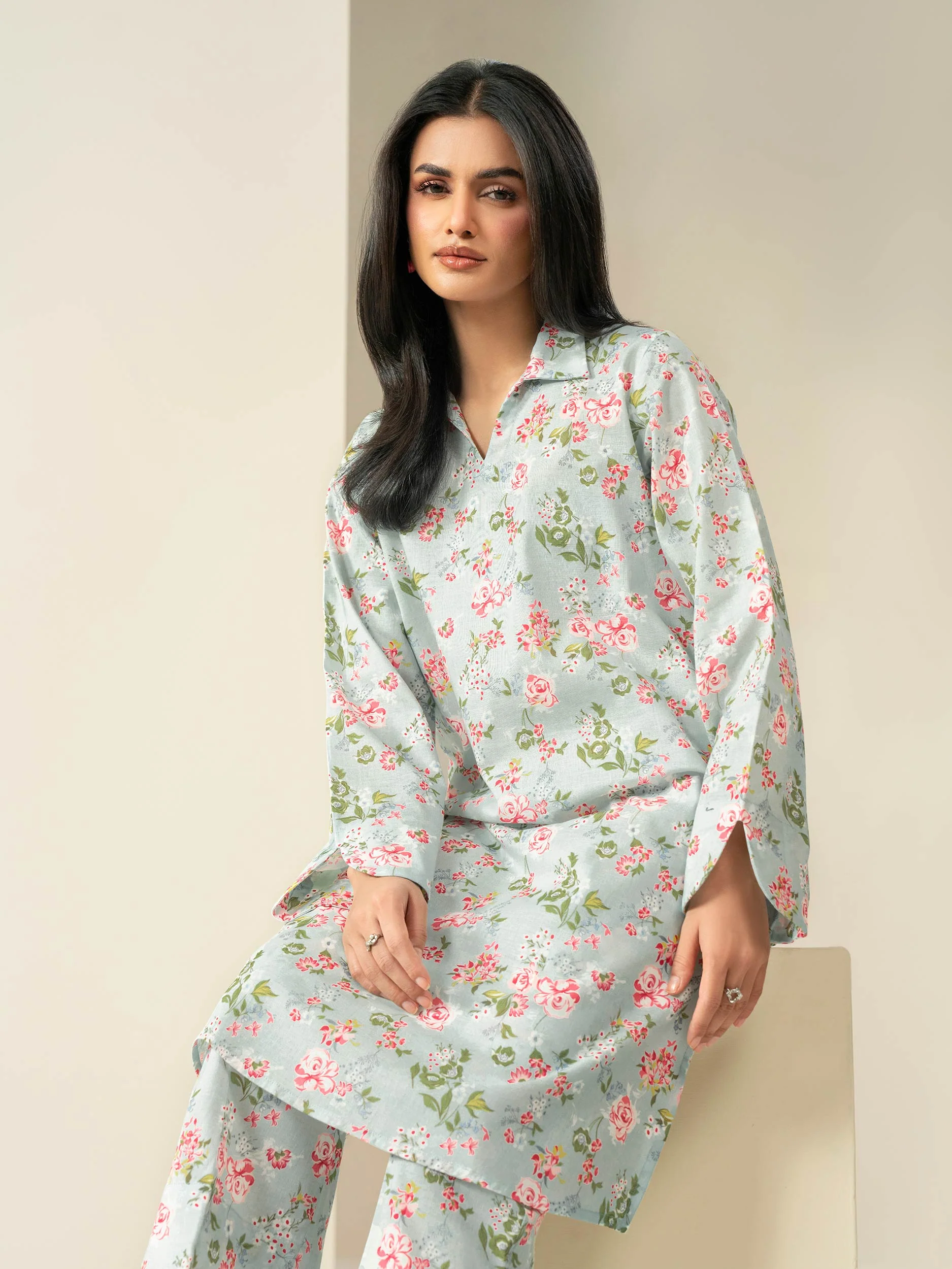 Khaddar Shirt-Printed (Unstitched) - Image 6