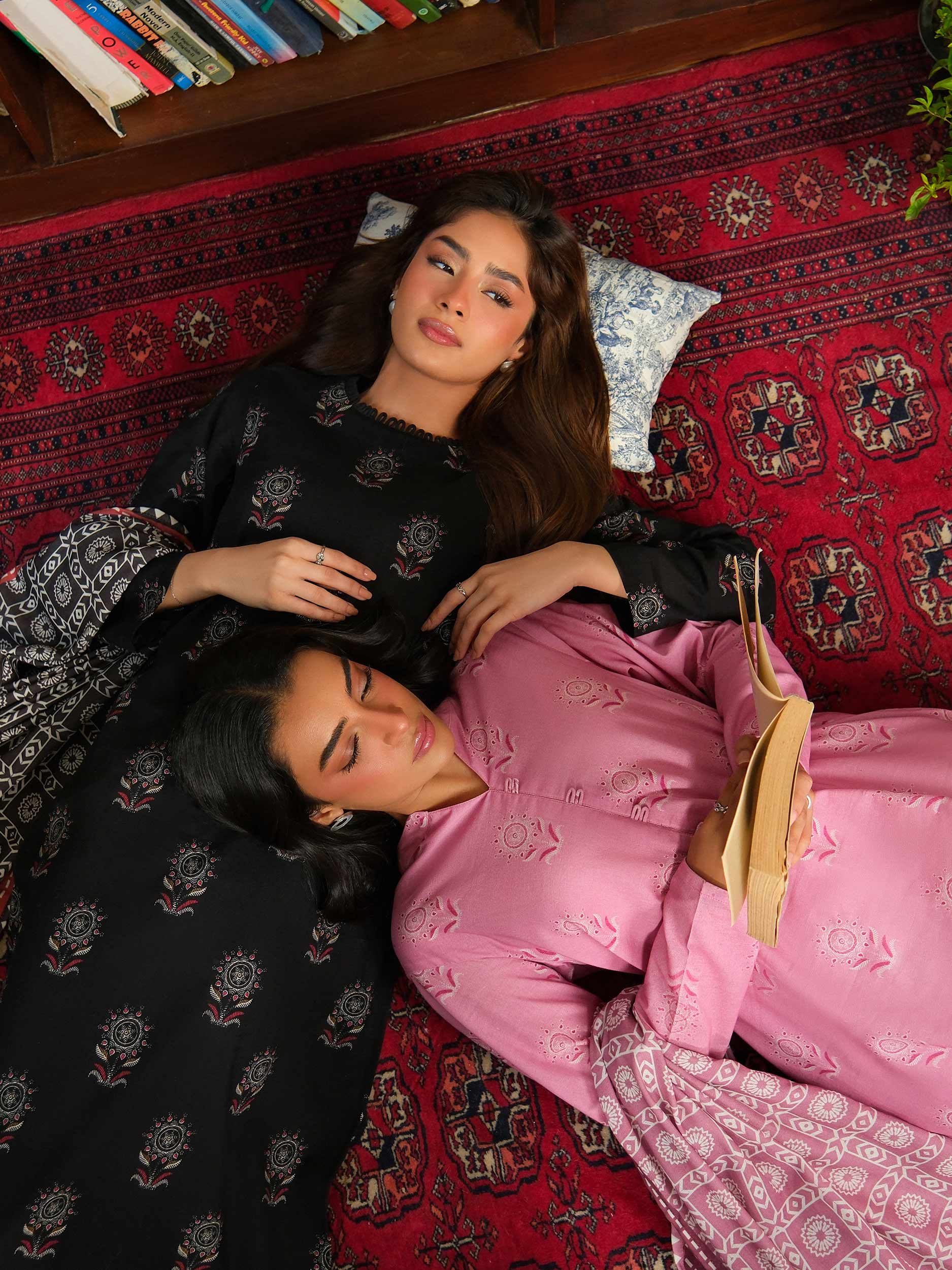 2 Piece Khaddar Suit-Printed (Unstitched) - Image 9