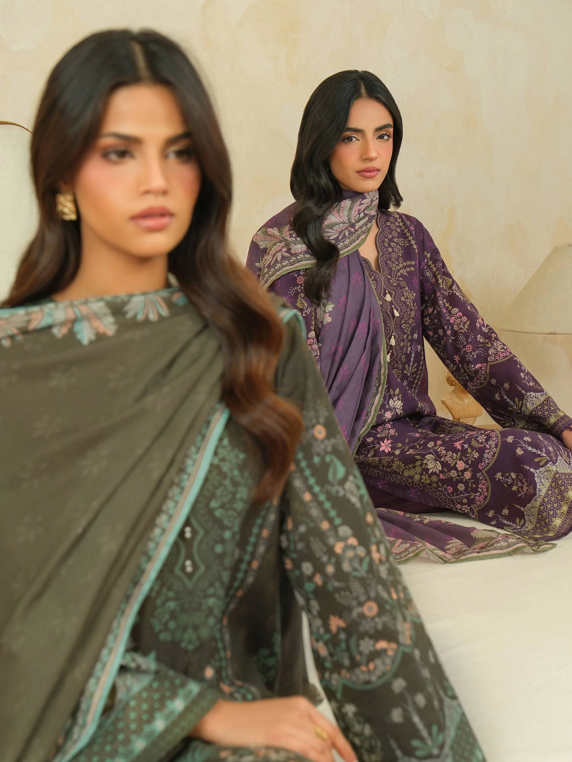 3 Piece Khaddar Suit-Printed (Unstitched) - Image 8