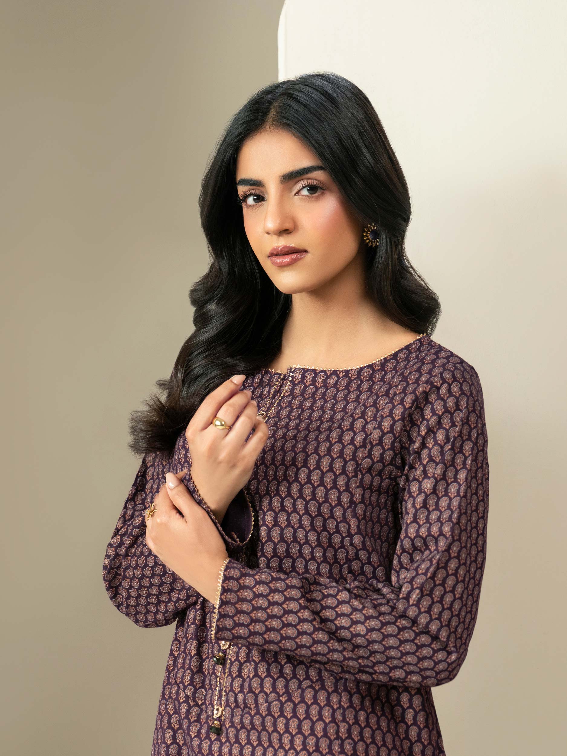 Khaddar Shirt-Printed (Unstitched) - Image 6