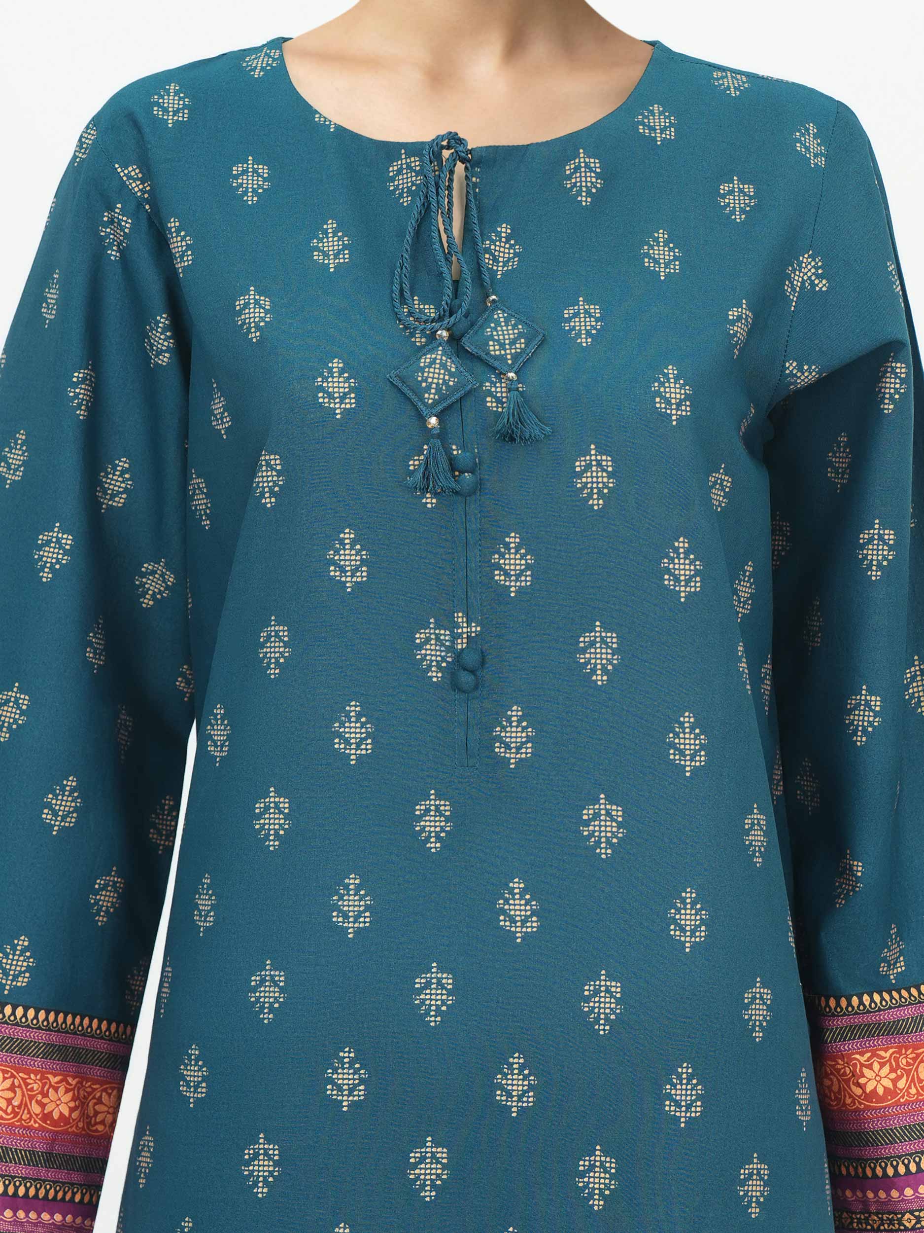 3 Piece Lawn Suit (Unstitched) - Image 4