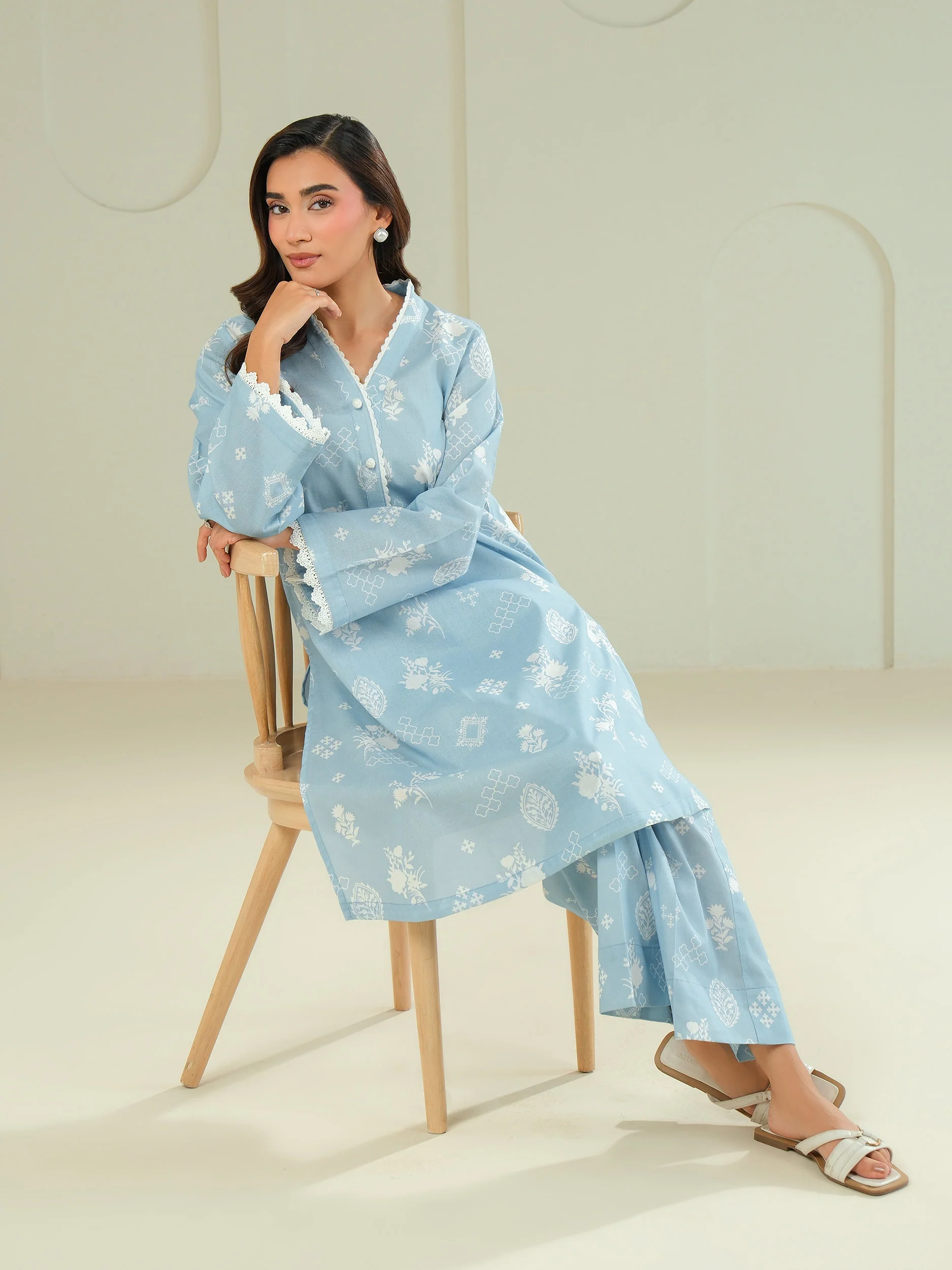 Khaddar Shirt-Printed (Unstitched) - Image 7