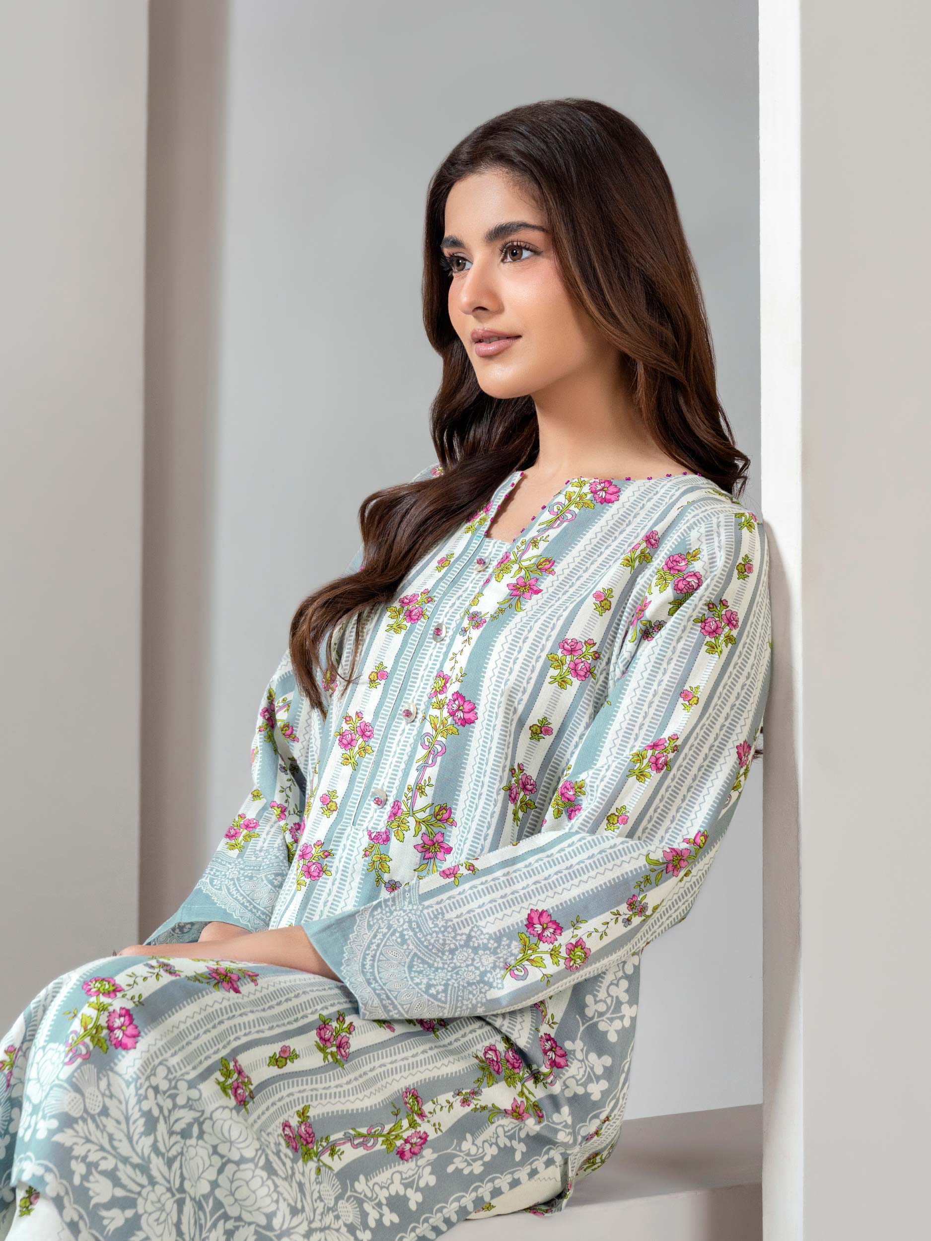2 Piece Khaddar (Unstitched) - Image 6