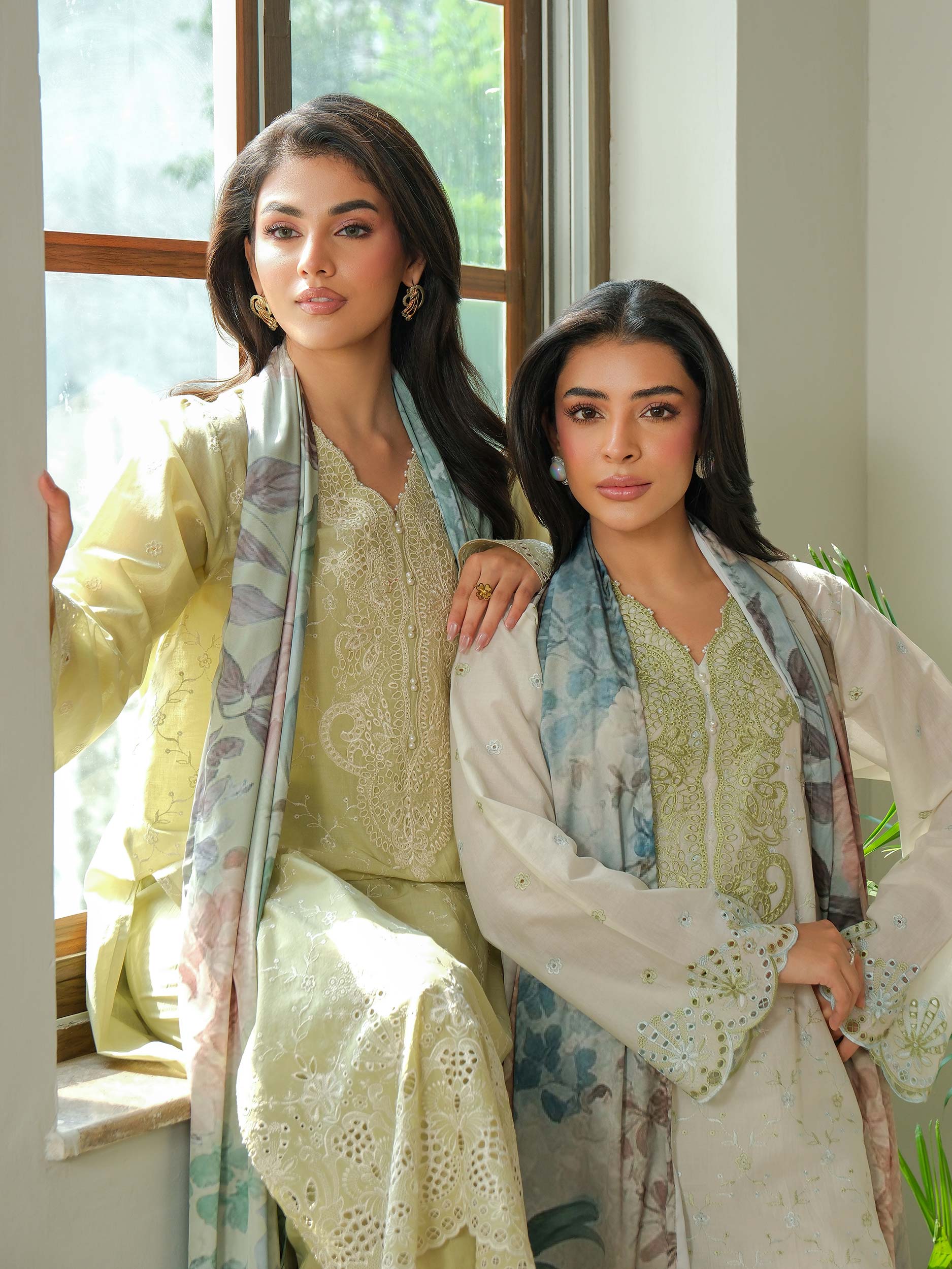 3 Piece Khaddar Suit-Embroidered (Unstitched) - Image 10