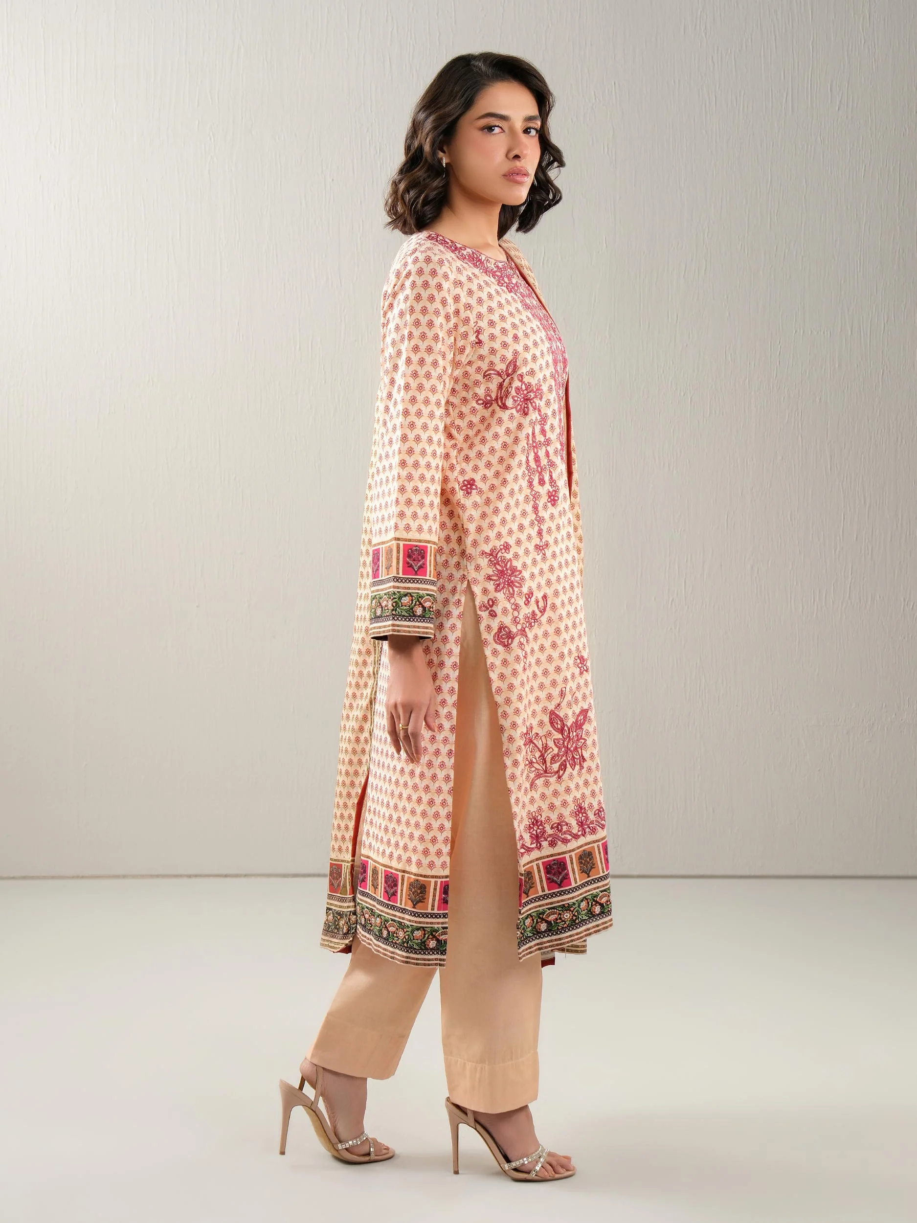 3 Piece Khaddar Suit-Embroidered (Unstitched) - Image 2