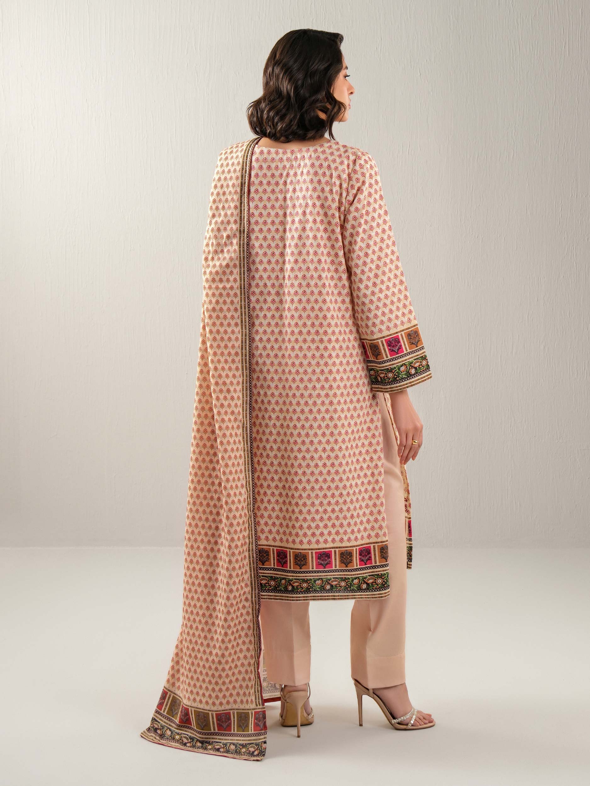 3 Piece Khaddar Suit-Embroidered (Unstitched) - Image 3