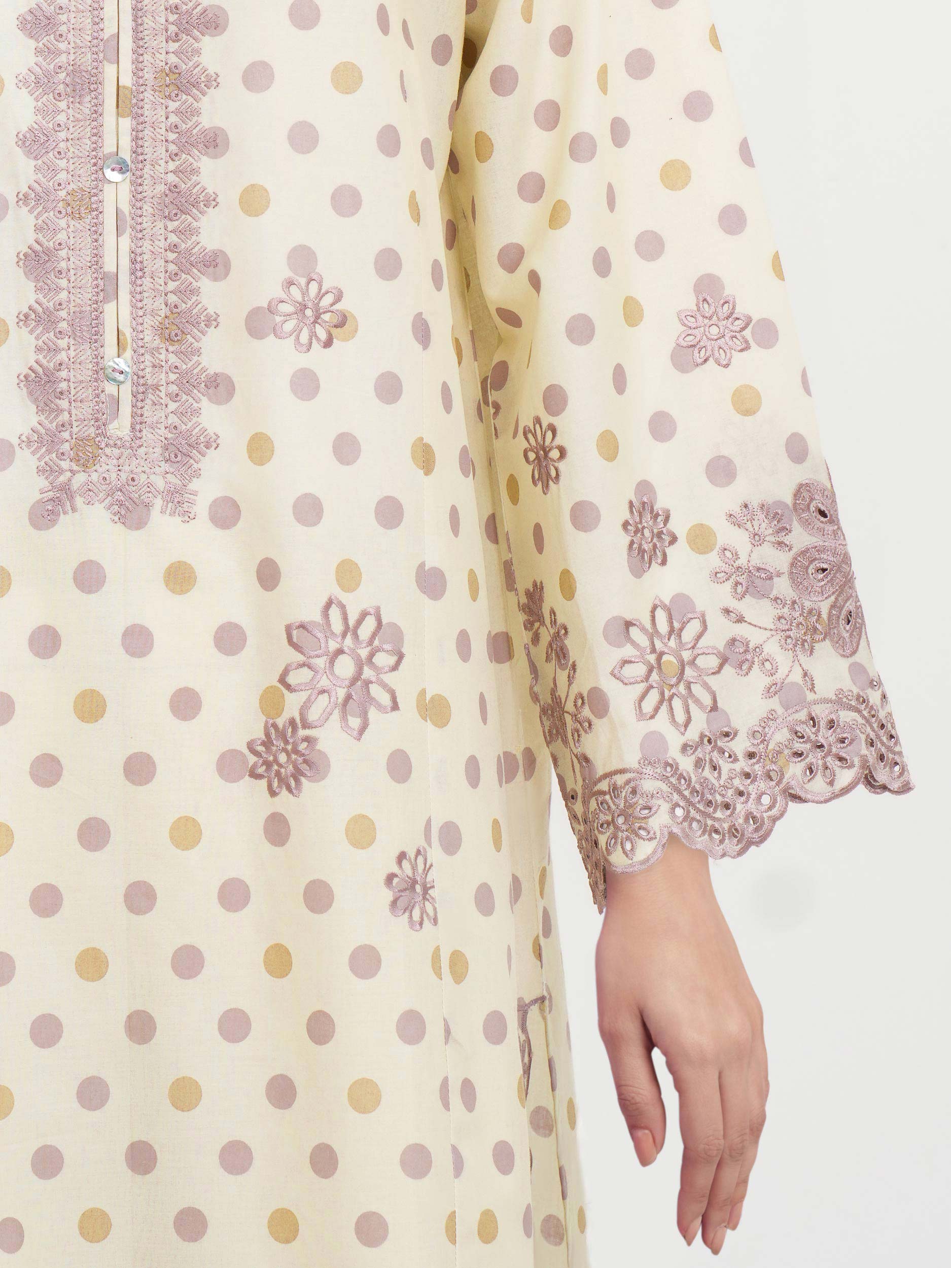 3 Piece Lawn Suit-Embroidered (Unstitched) - Image 5
