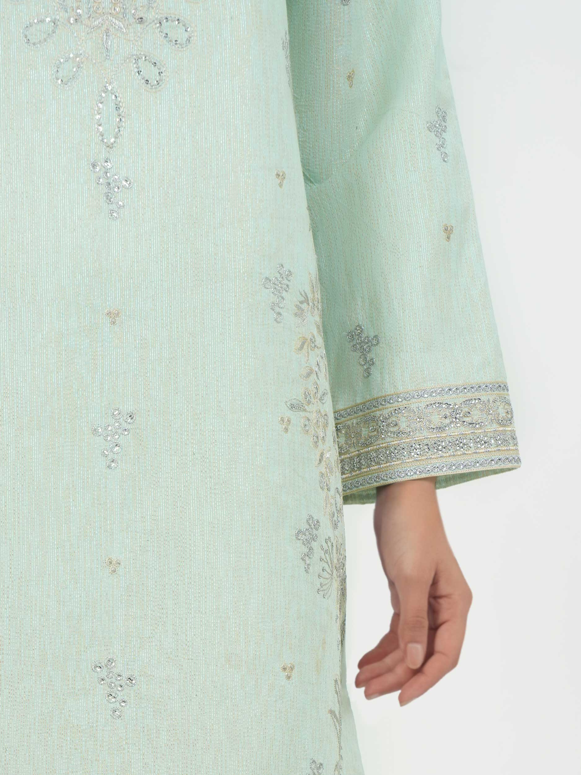 3 Piece Lawn Massouri Suit-Embroidered (Unstitched) - Image 6