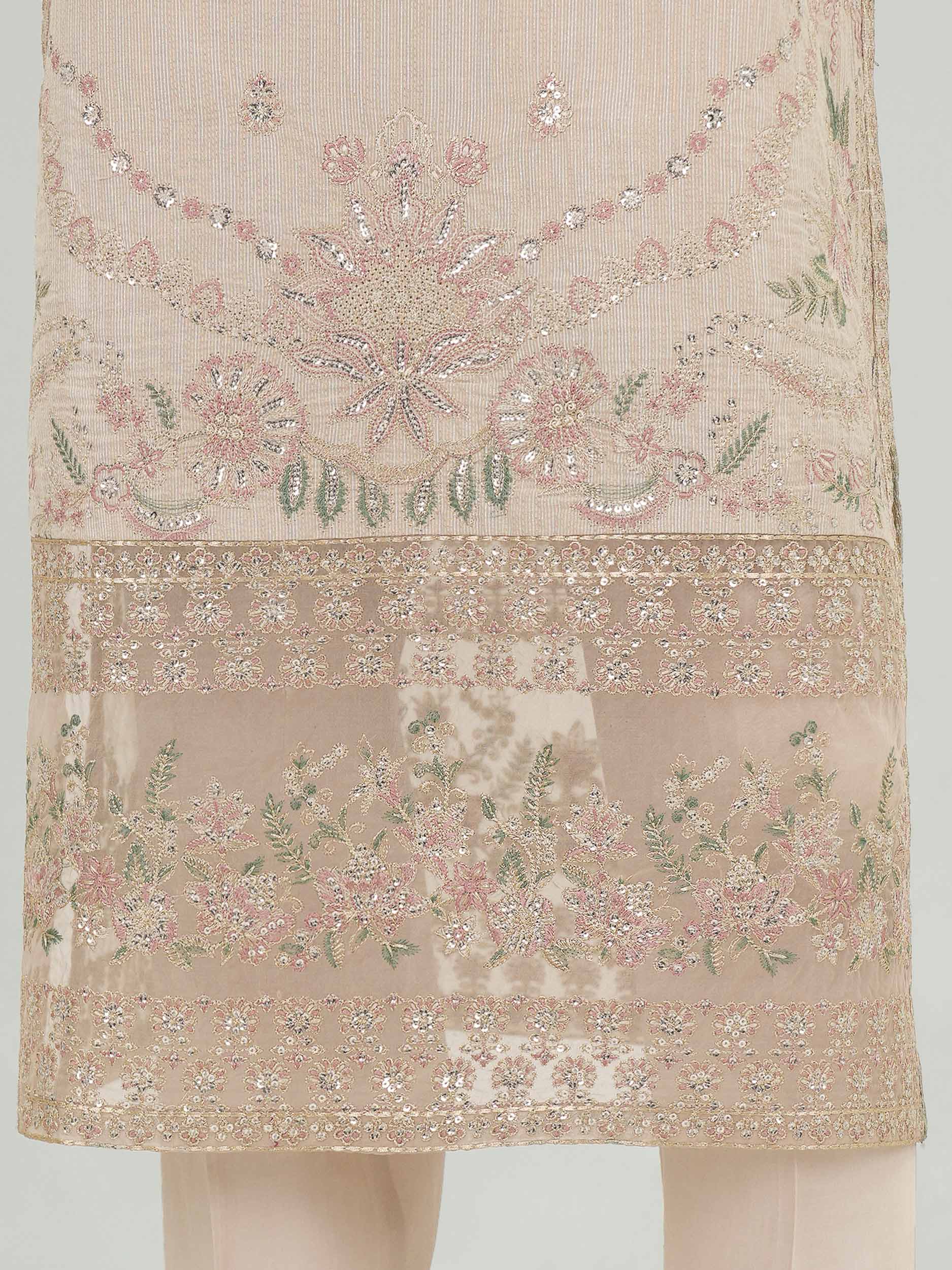 3 Piece Lawn Massouri Suit- Embroidered (Unstitched) - Image 6