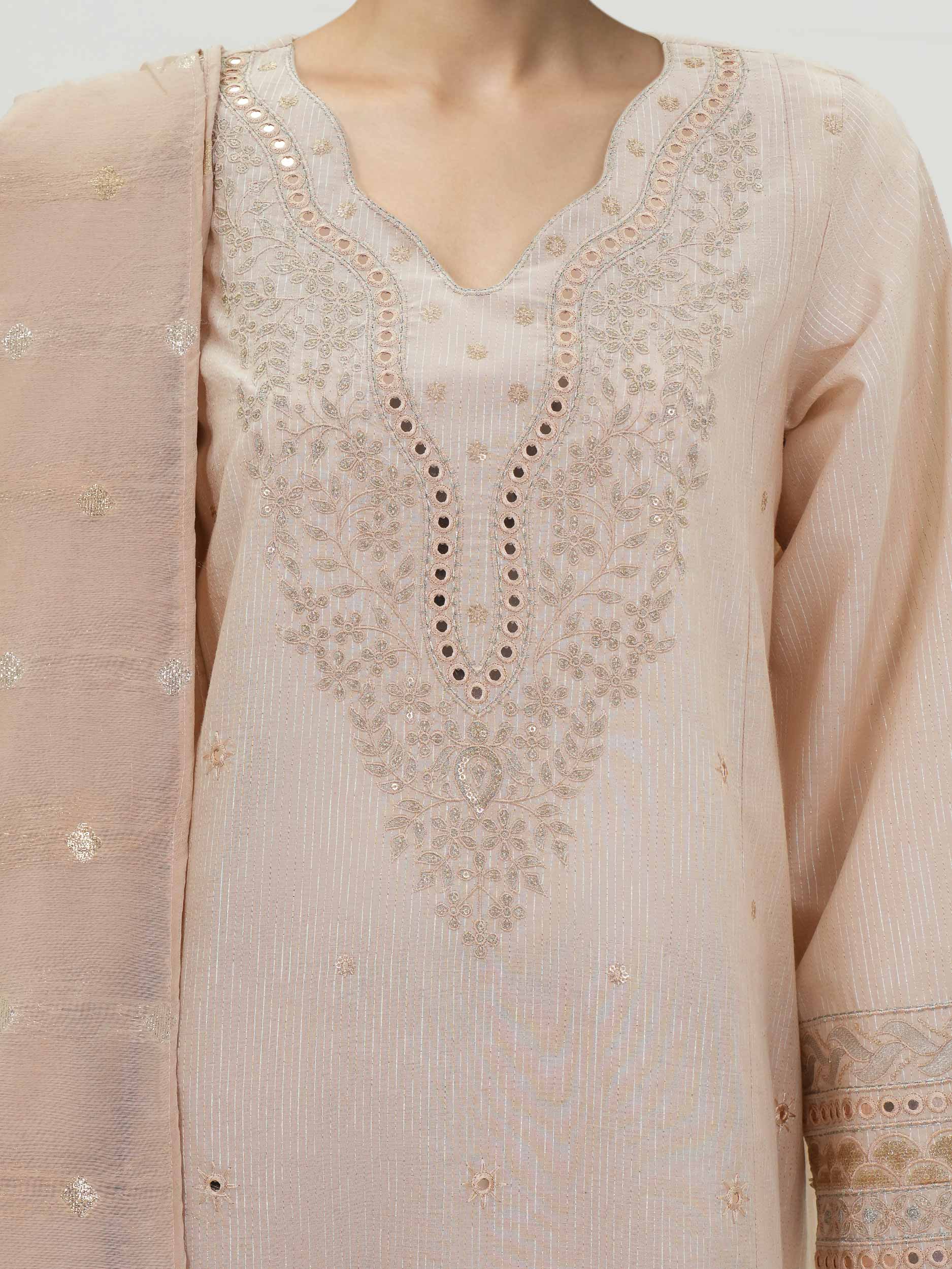 3 Piece Lawn Massouri Suit-Embroidered (Unstitched) - Image 4