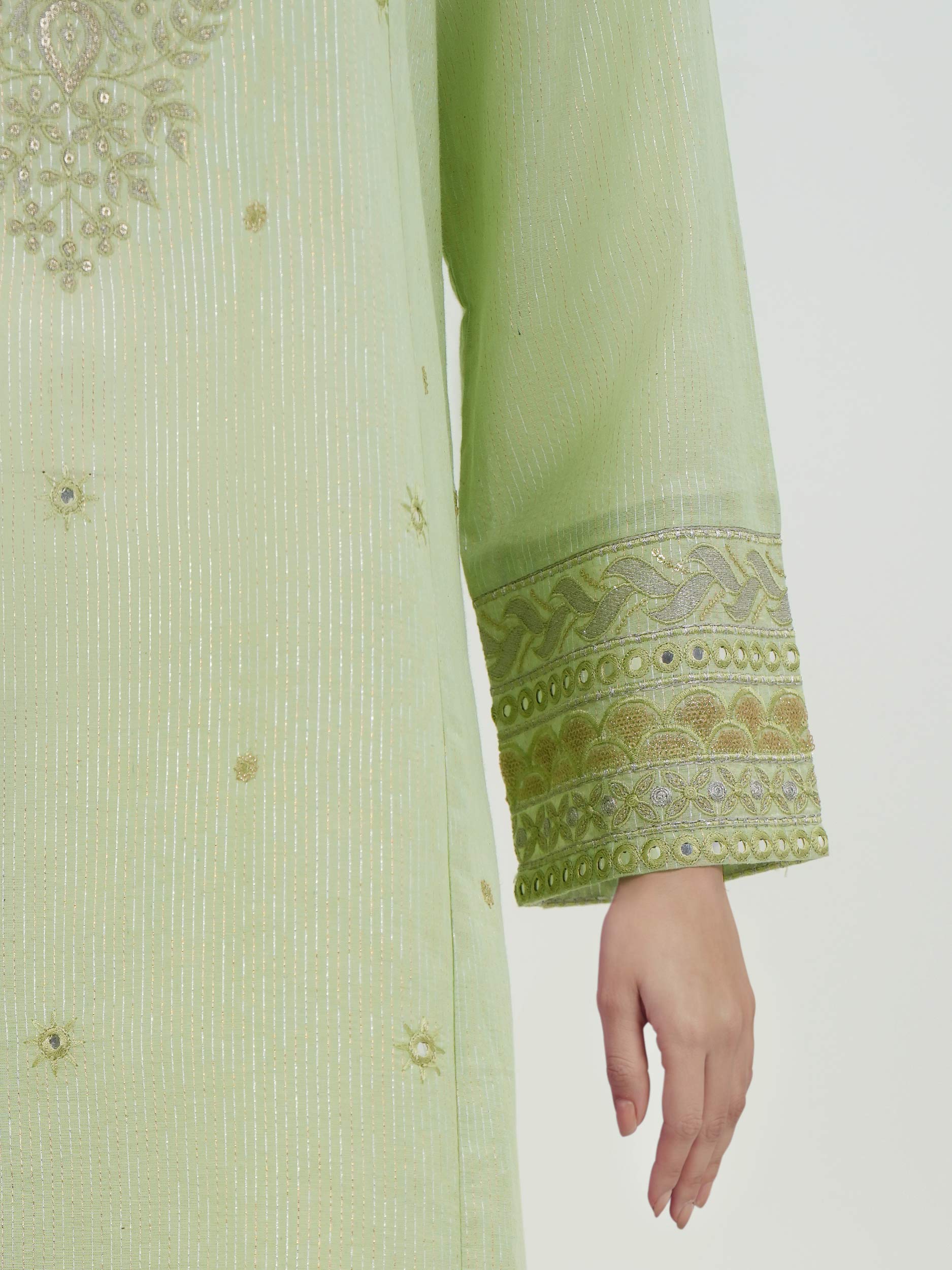 3 Piece Lawn Massouri Suit-Embroidered (Unstitched) - Image 5