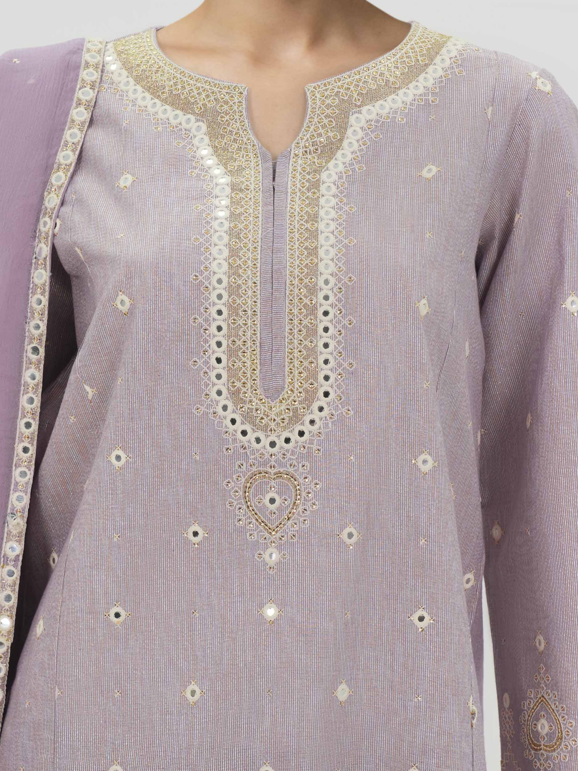3 Piece Lawn Massouri Suit-Embroidered (Unstitched) - Image 3