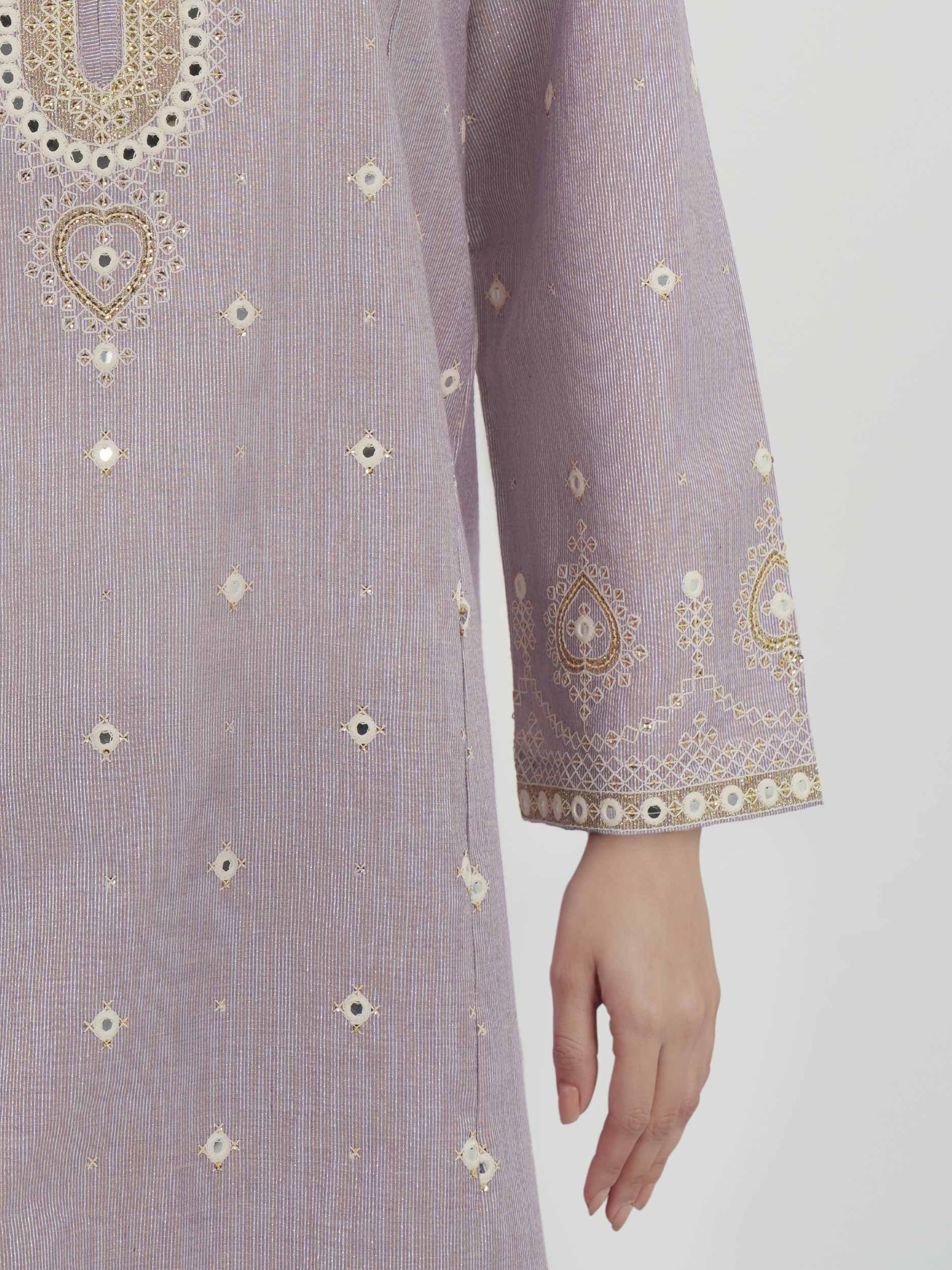 3 Piece Lawn Massouri Suit-Embroidered (Unstitched) - Image 4
