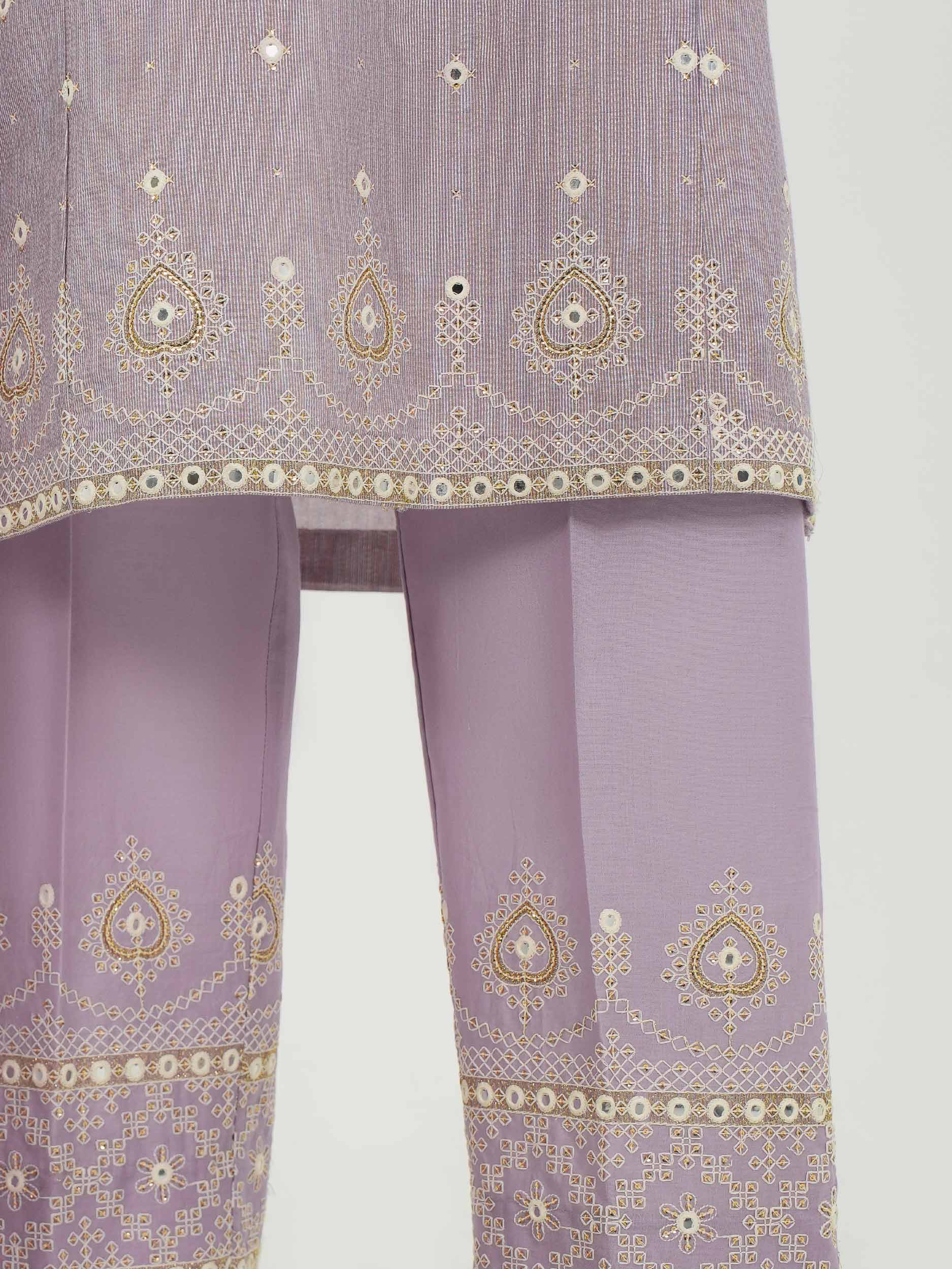 3 Piece Lawn Massouri Suit-Embroidered (Unstitched) - Image 5
