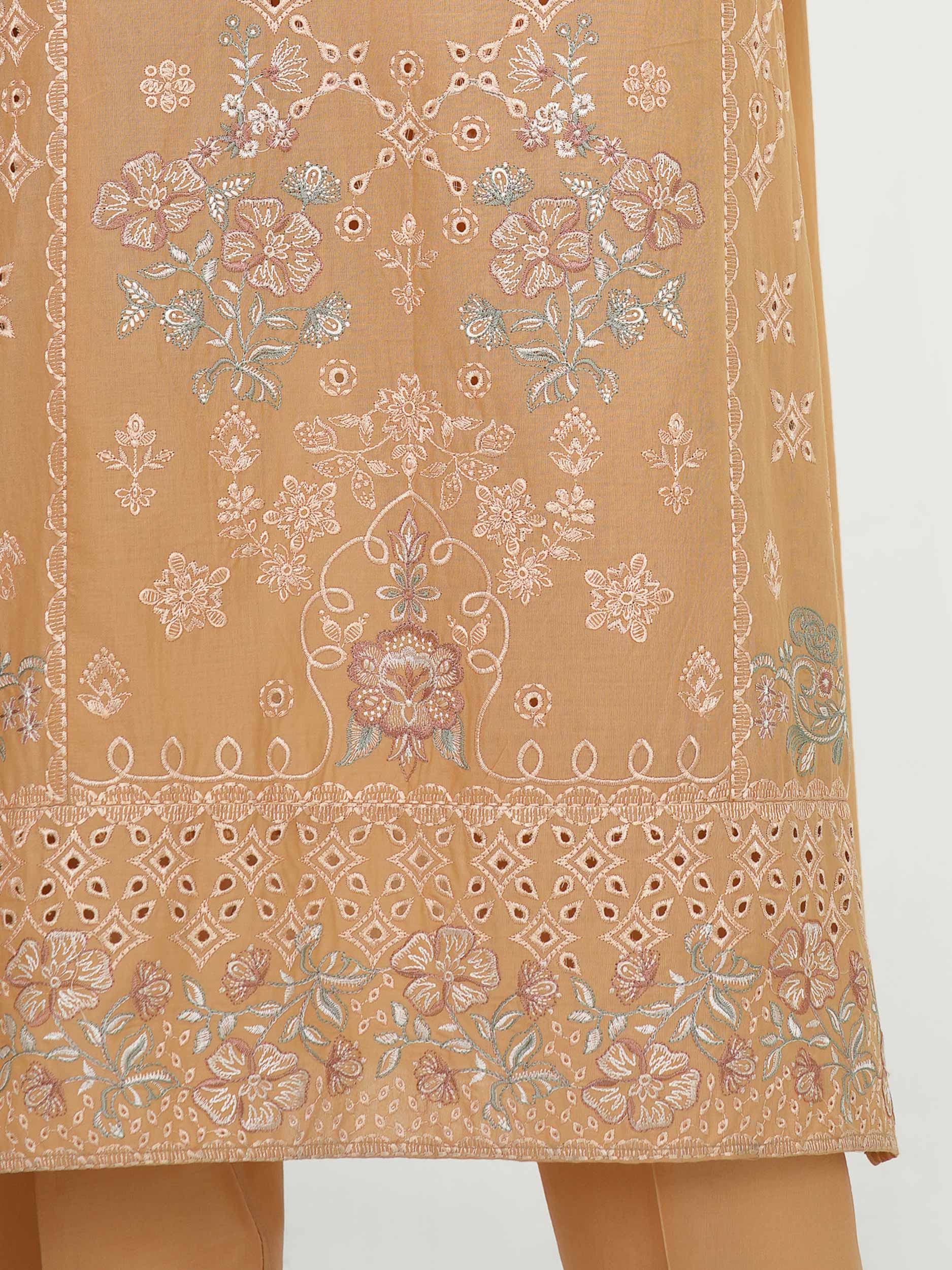 3 Piece Cambric Suit- Embroidered (Unstitched) - Image 6
