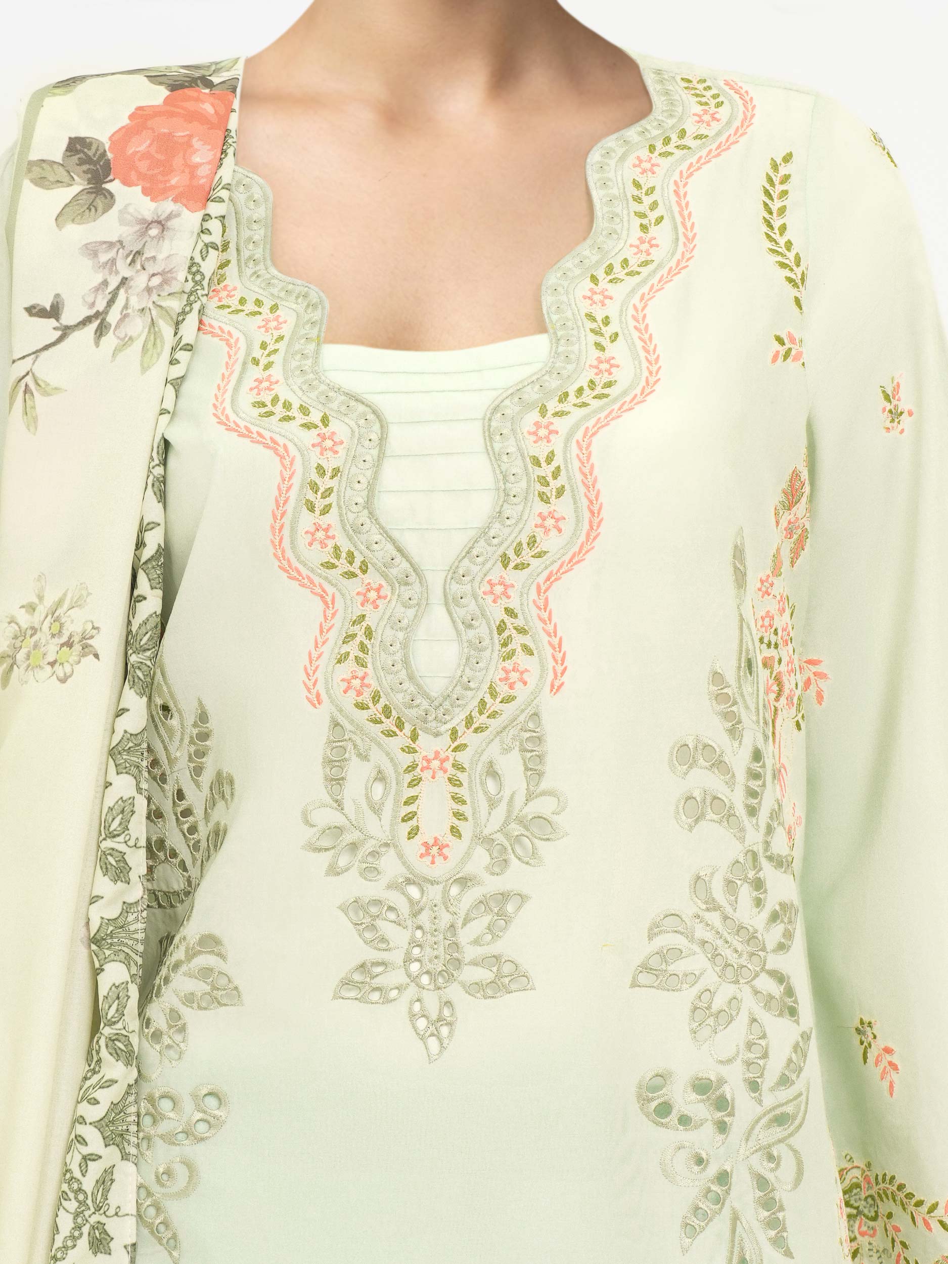 3 Piece Lawn Suit-Embroidered (Unstitched) - Image 6