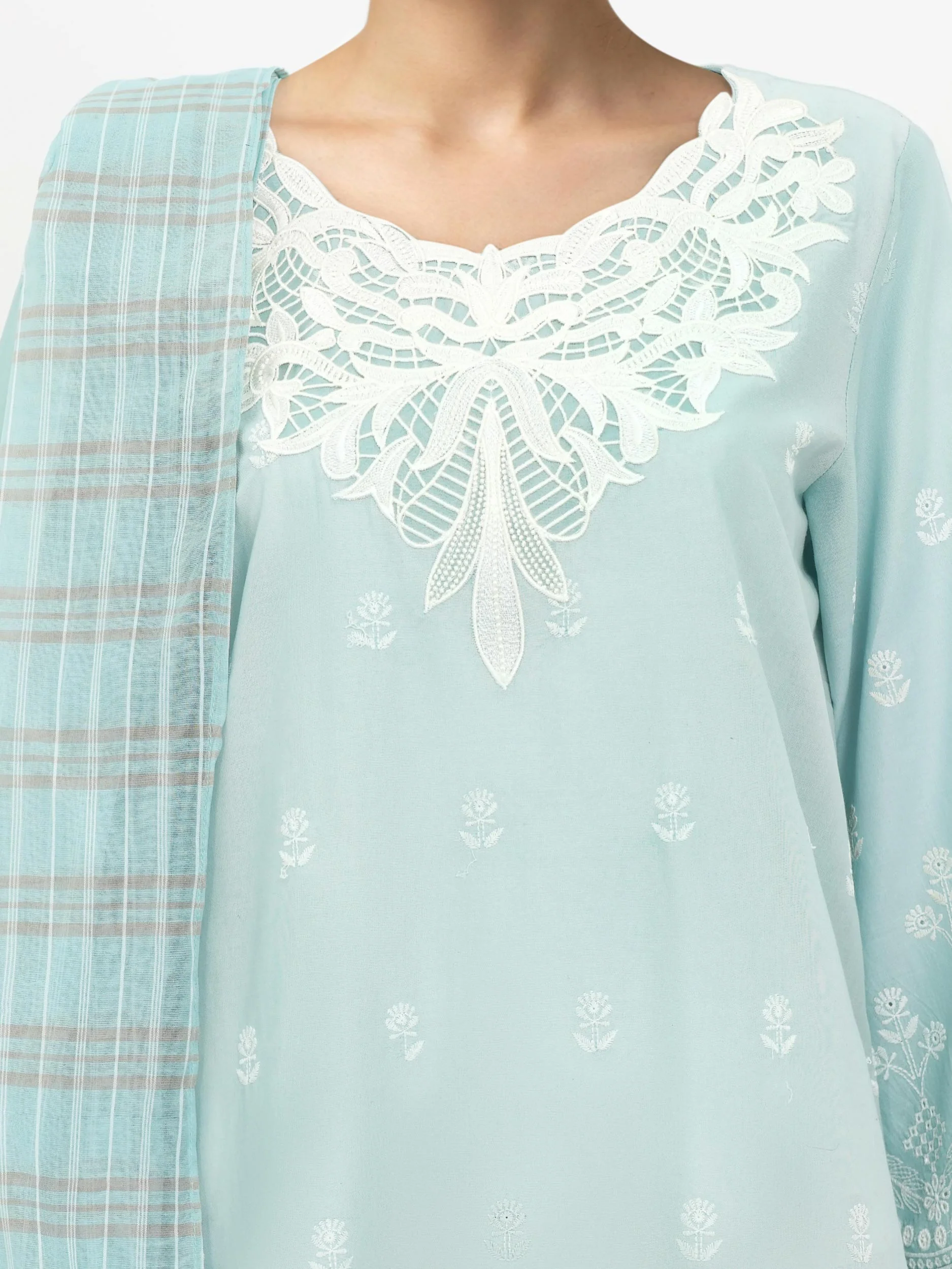 3 Piece Lawn Suit-Embroidered (Unstitched) - Image 3