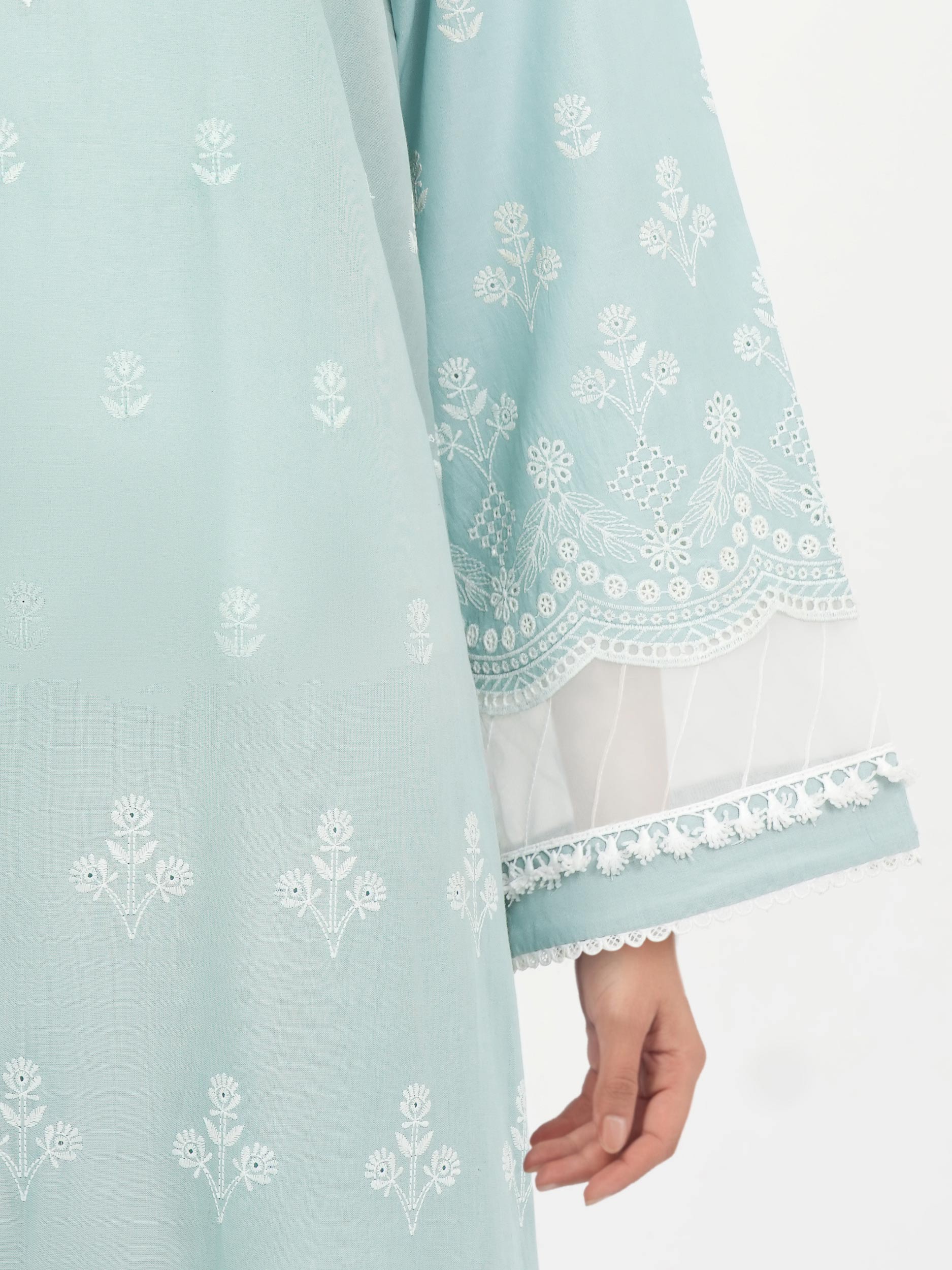 3 Piece Lawn Suit-Embroidered (Unstitched) - Image 4