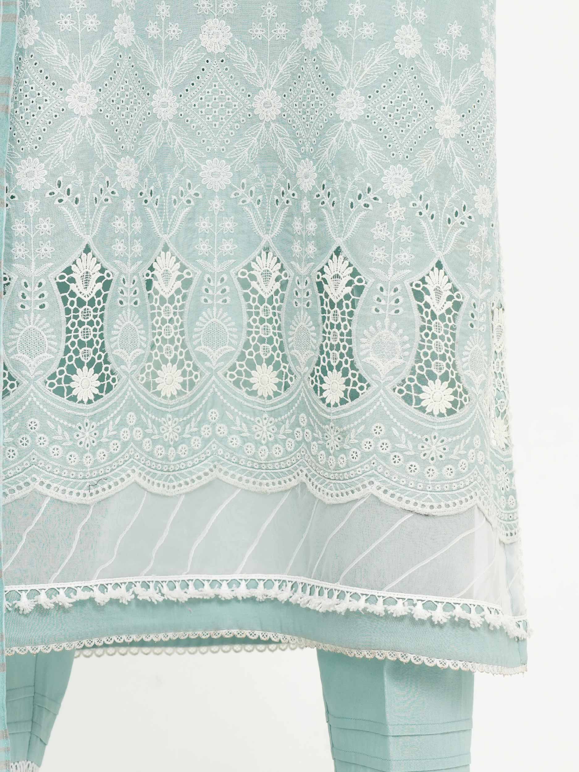 3 Piece Lawn Suit-Embroidered (Unstitched) - Image 5