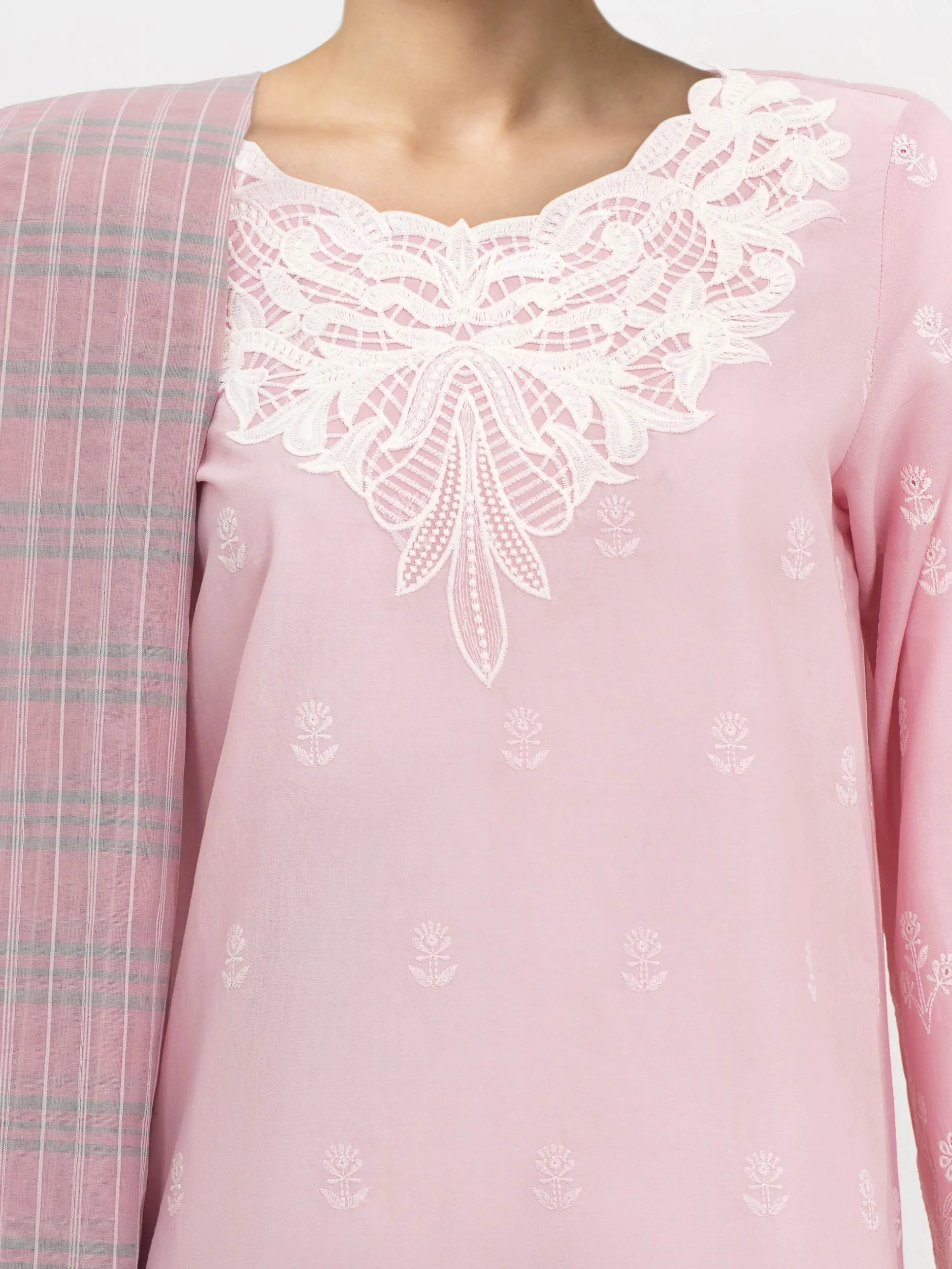 3 Piece Lawn Suit-Embroidered (Unstitched) - Image 3