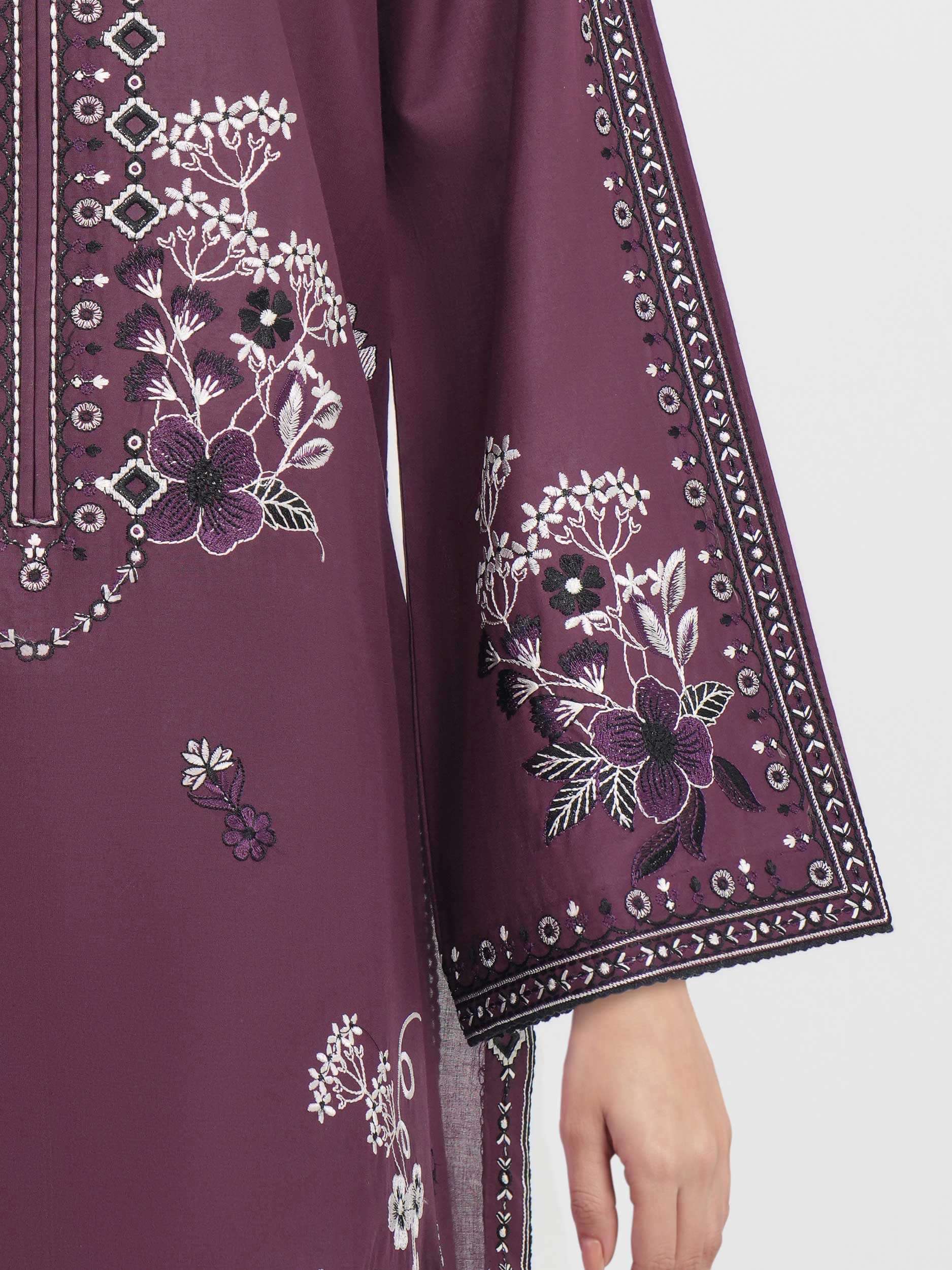 3 Piece Lawn Suit-Embroidered (Unstitched) - Image 4