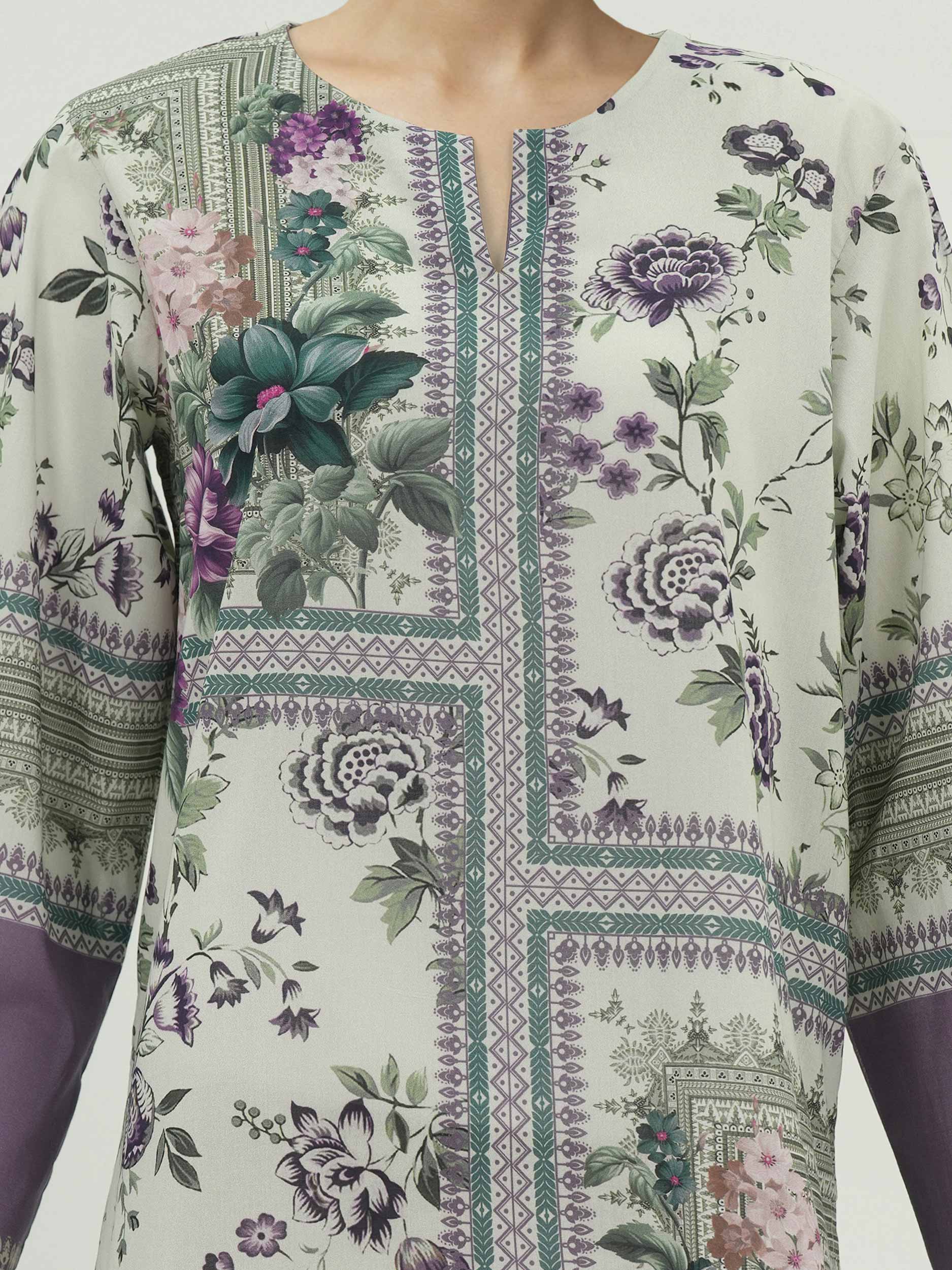 3 Piece Lawn Suit (Unstitched) - Image 4