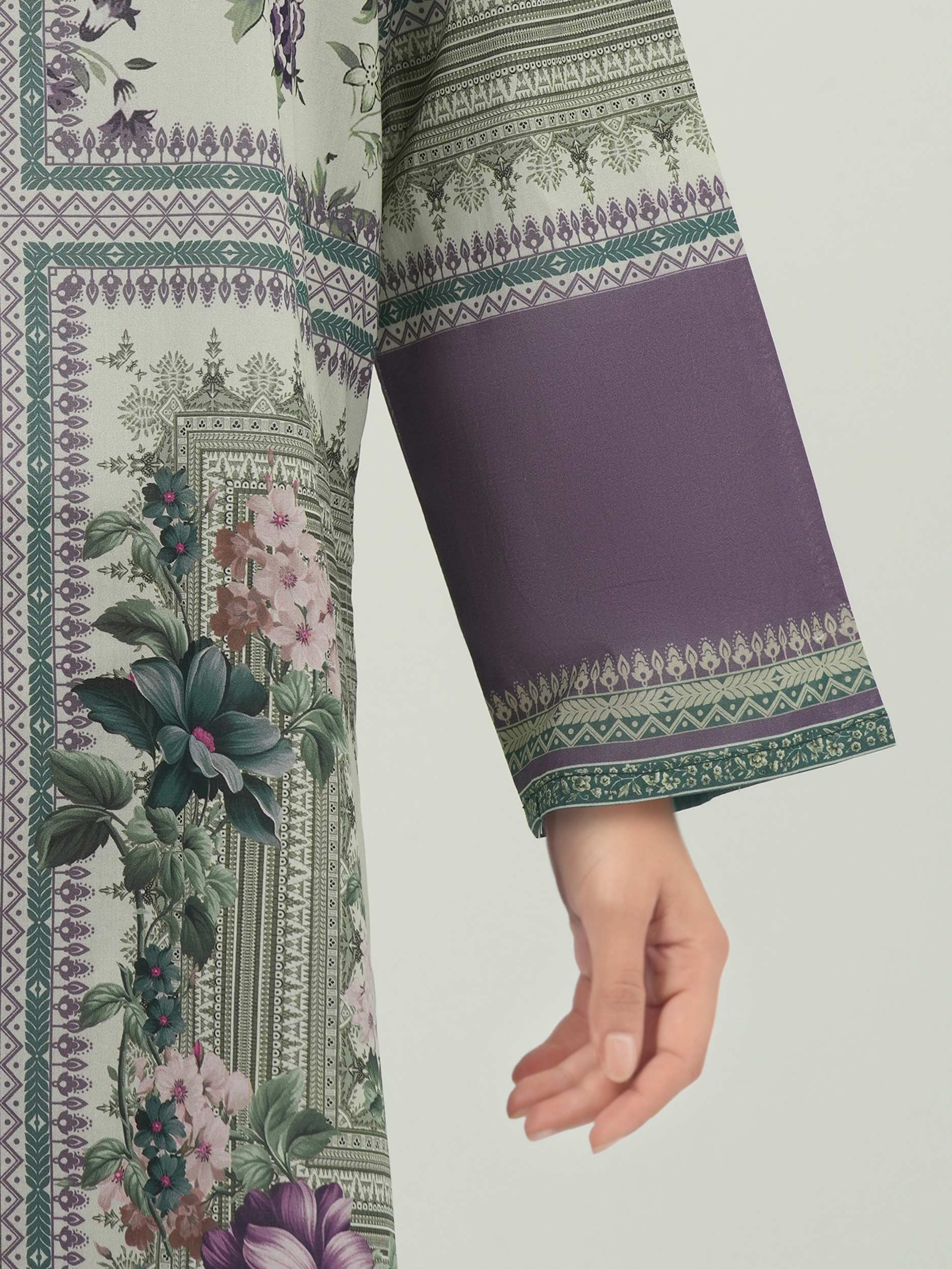 3 Piece Lawn Suit (Unstitched) - Image 5