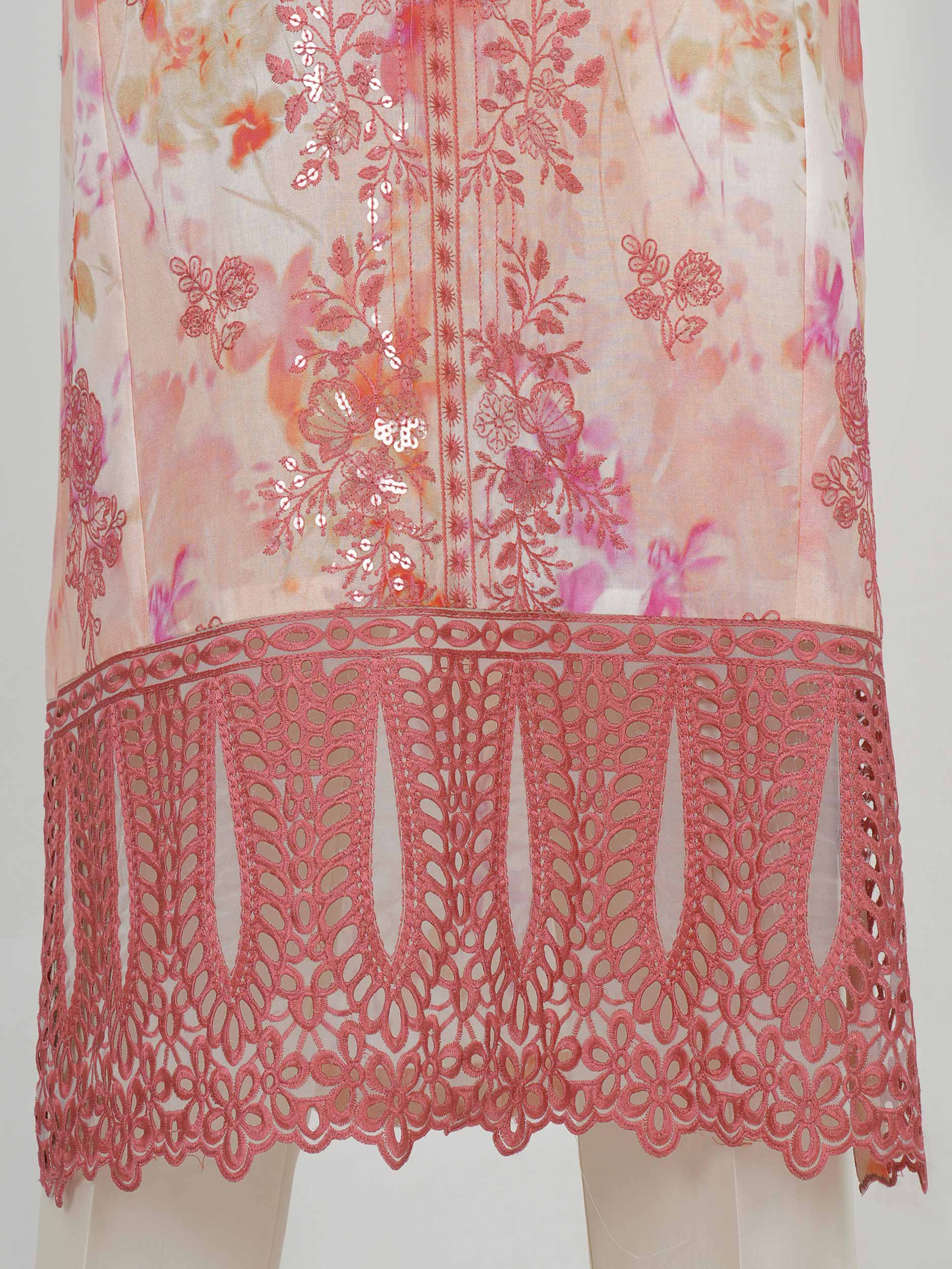 3 Piece Lawn Suit- Embroidered (Unstitched) - Image 6