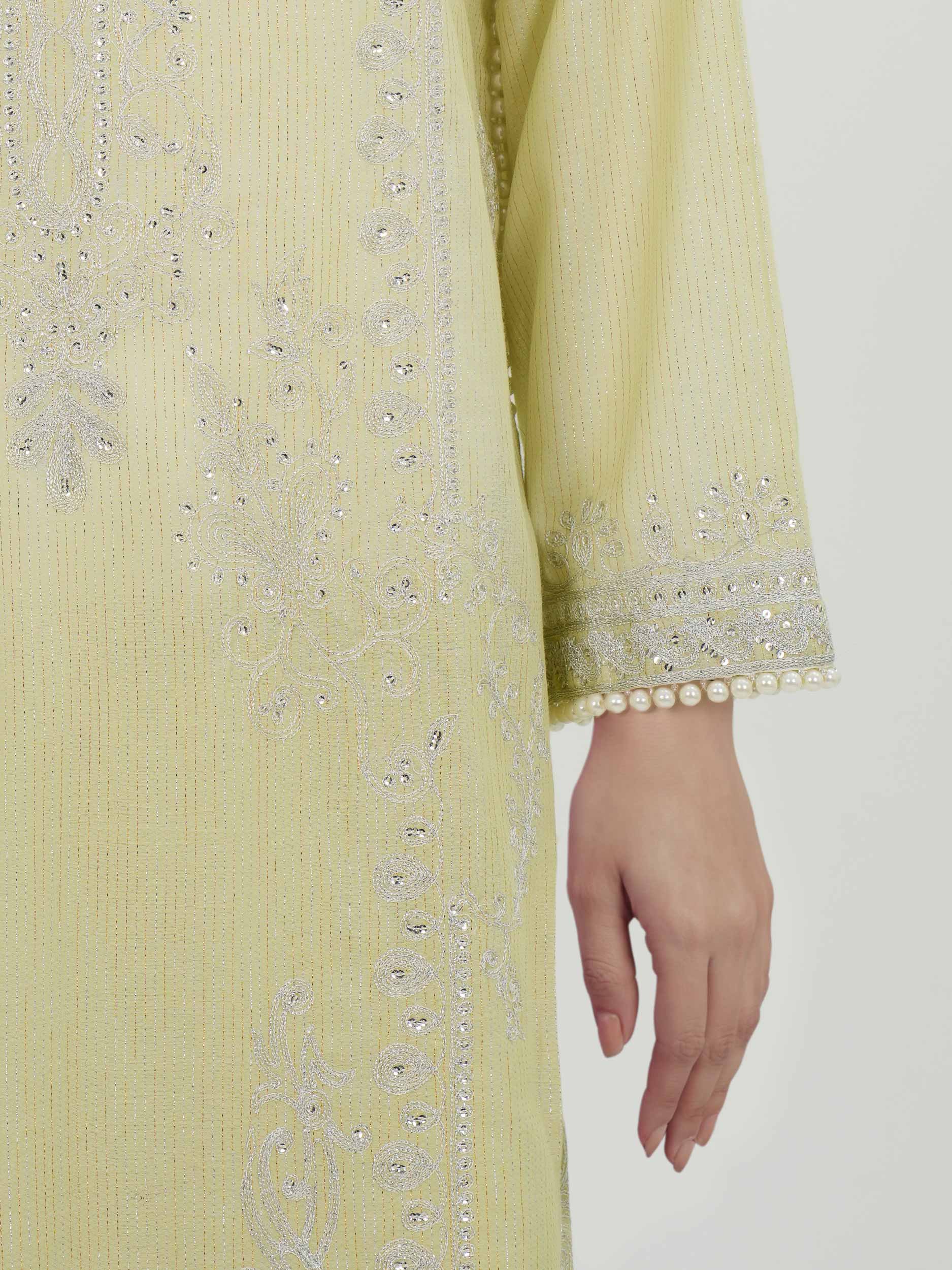3 Piece Lawn Massouri Suit-Embroidered (Unstitched) - Image 5