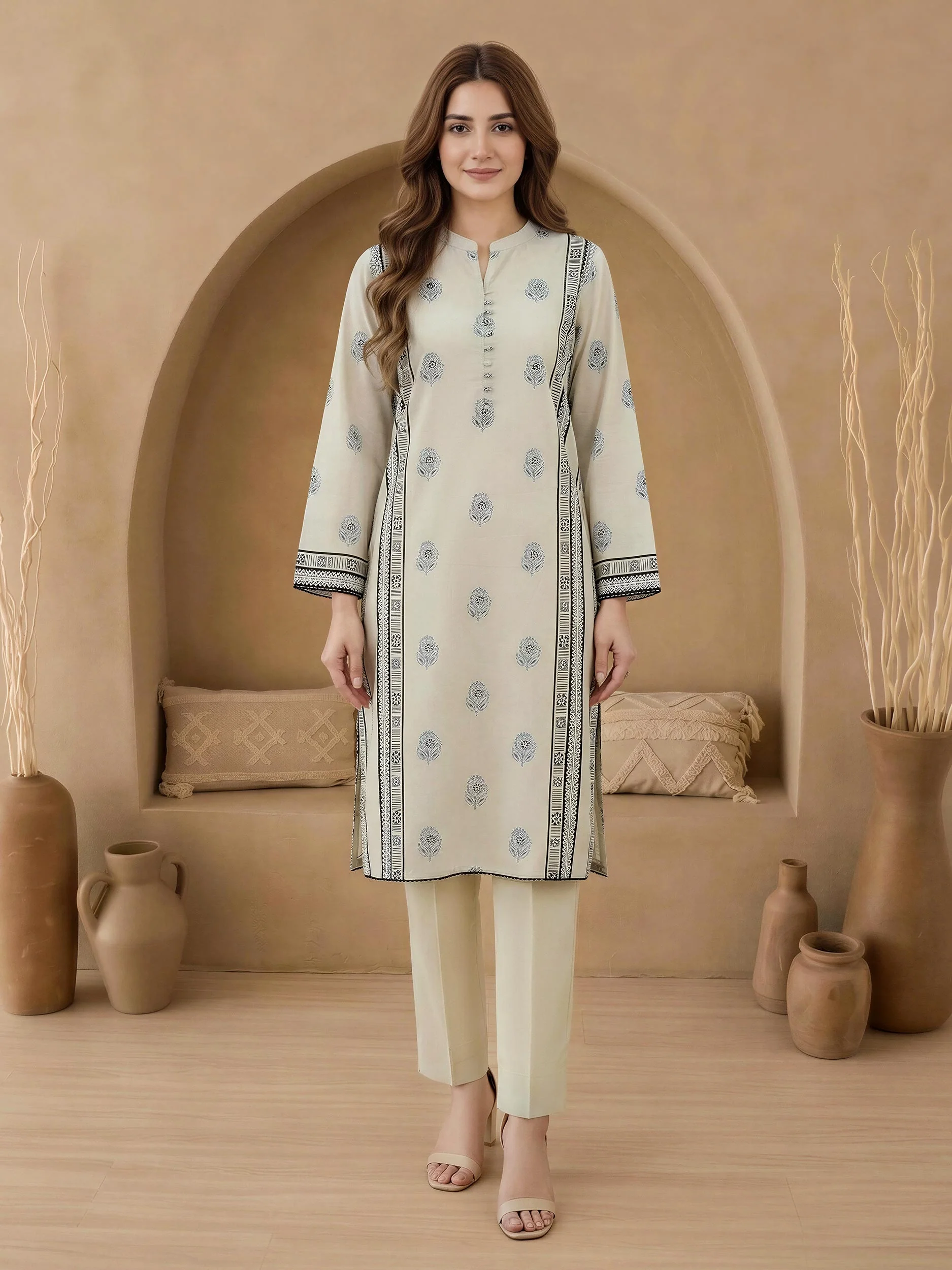 Lawn Shirt (Unstitched) - Image 2